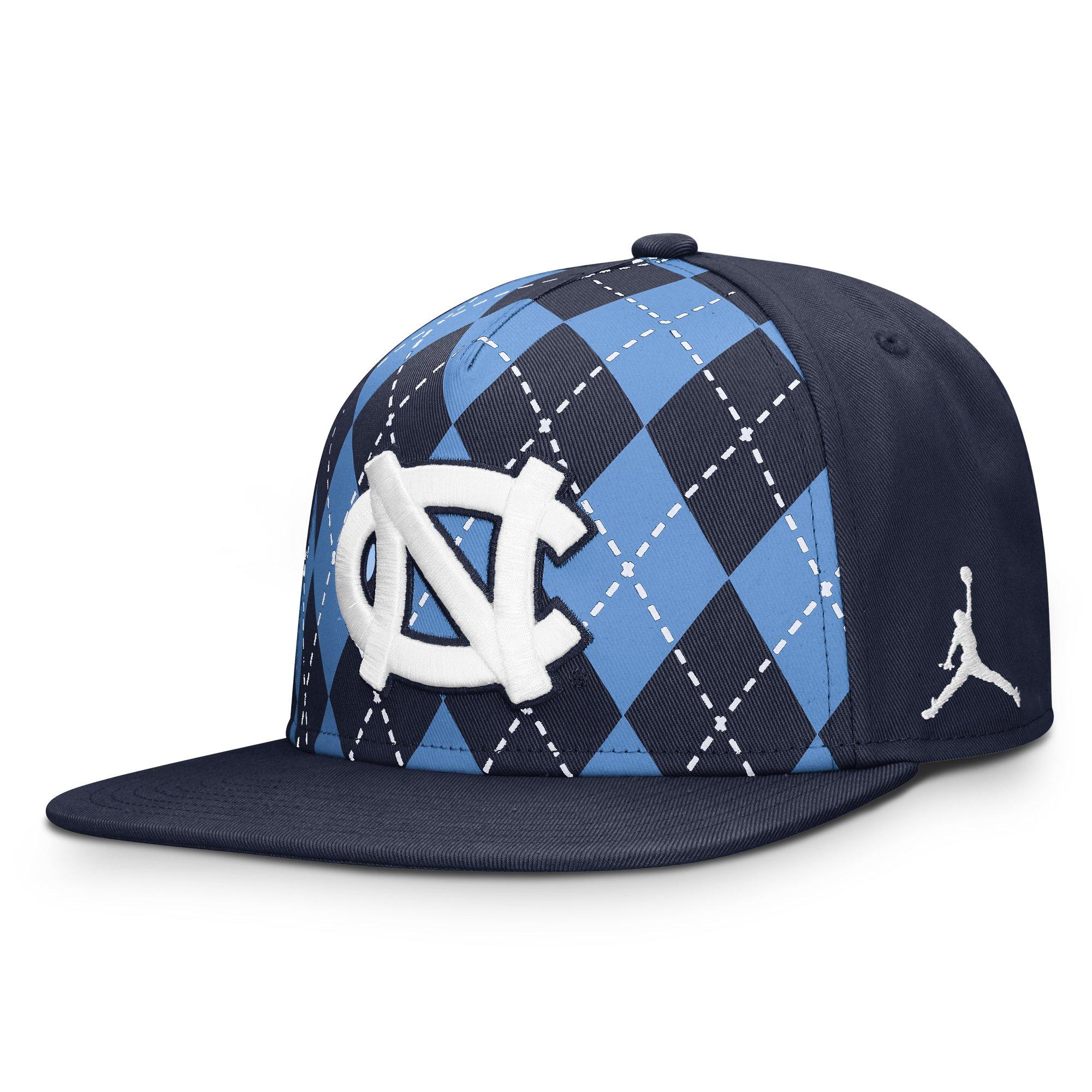 North Carolina Tar Heels Cap Baseball UNC Hat Rare Blue‎ Black Adj ?SEE? North Carolina Tar Heels Blue Stretch Fitted Hat – Shrunken Head main image 2