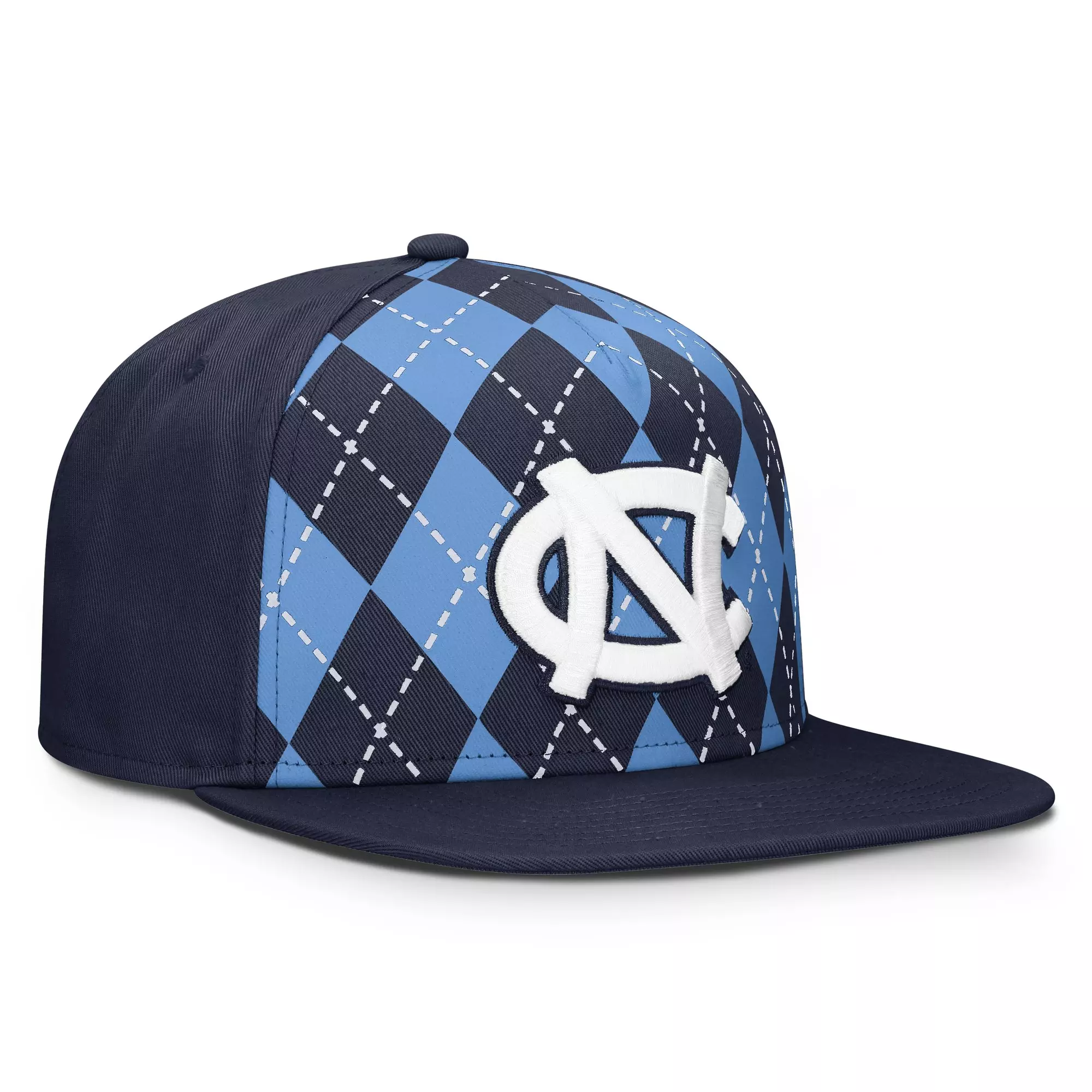 47 University of North Carolina Tar Heels Argyle Pro Snapback Hat - Navy - NAVY