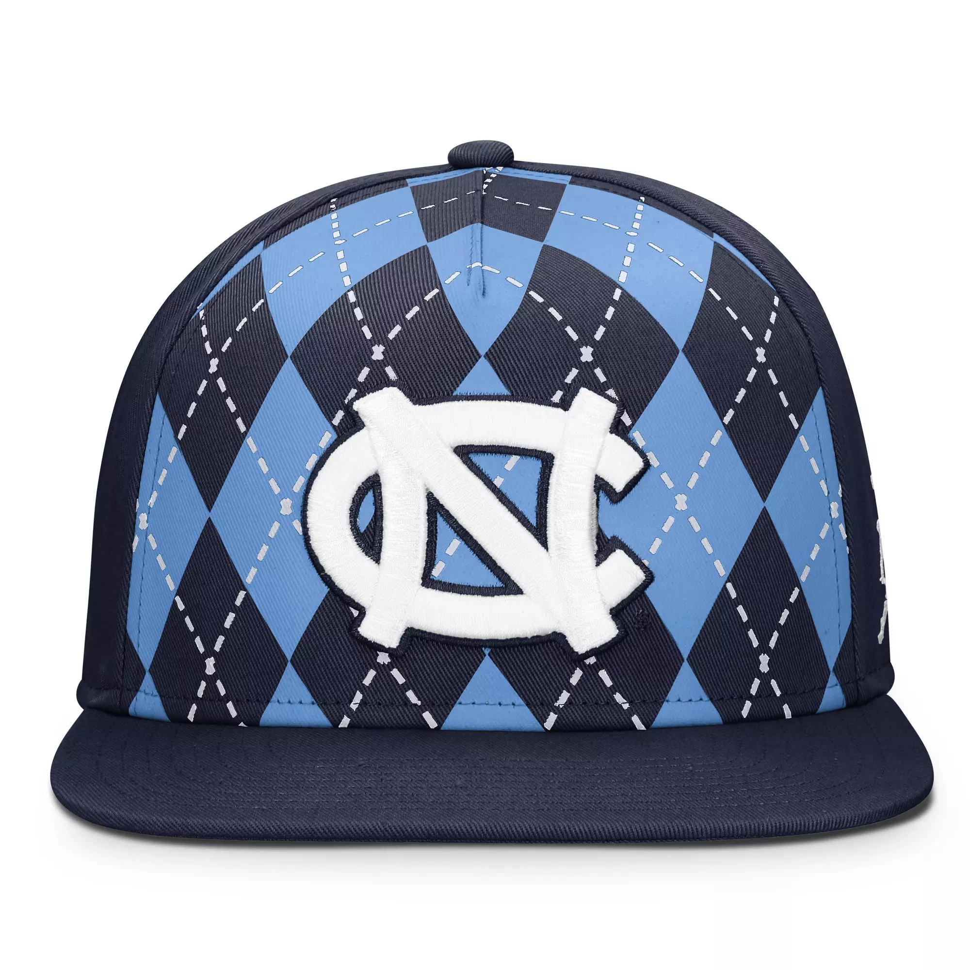 47 University of North Carolina Tar Heels Argyle Pro Snapback Hat - Navy - NAVY