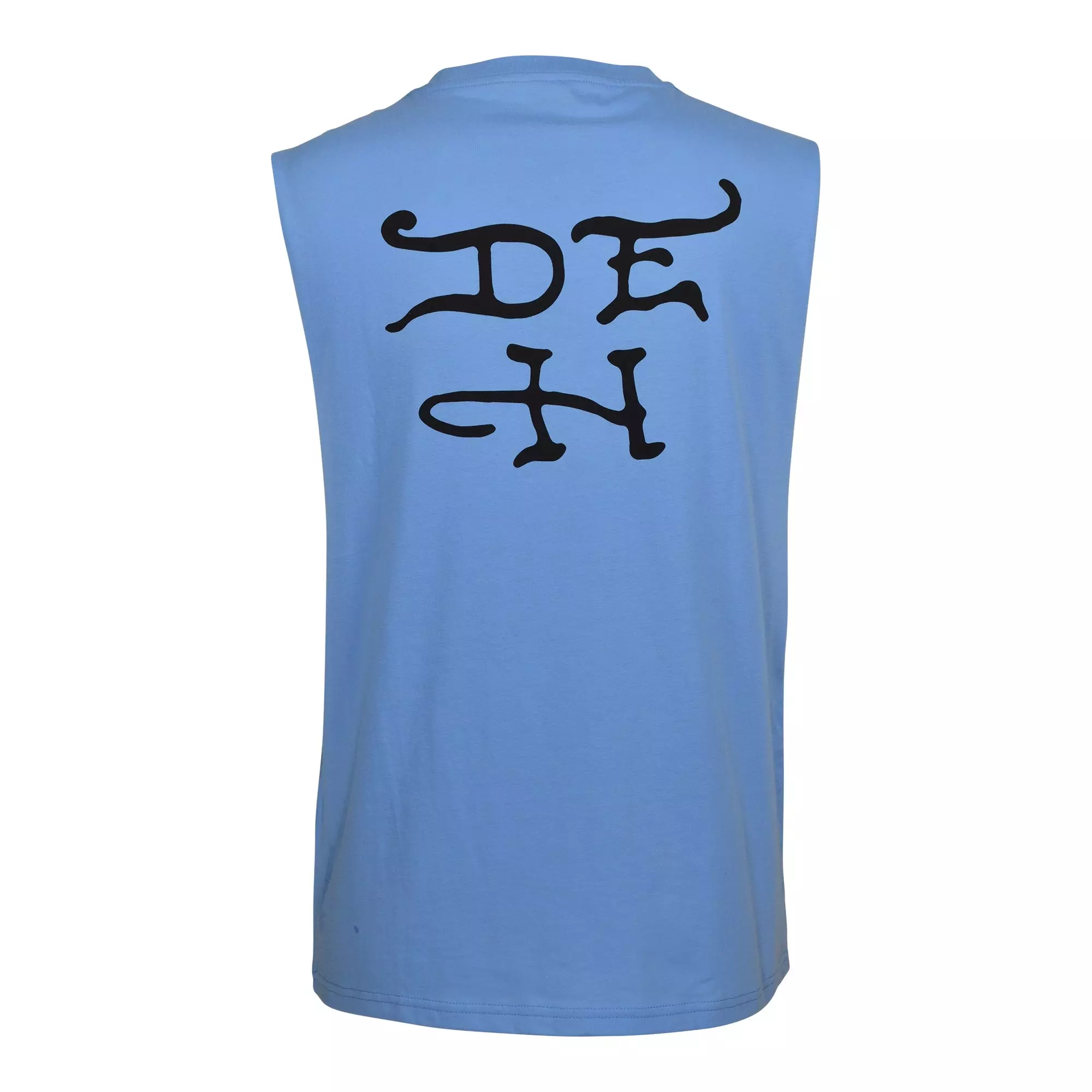 Ed Hardy Men's Panther Roses Muscle Tank Top - BLUE