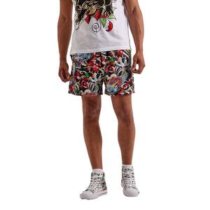 Ed Hardy Men's Dragon Mesh Shorts