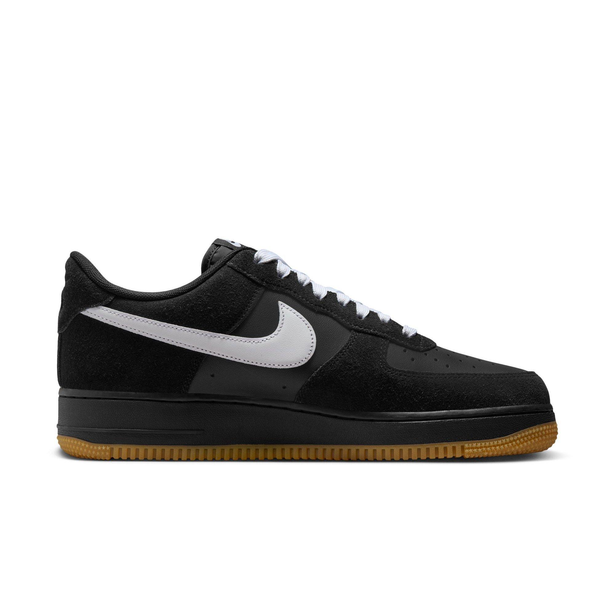 Nike Air Force 1 '07 LV8 "Black/White/Gum Light Brown" Men's Shoe - BLACK/GUM Thumbnail View 2