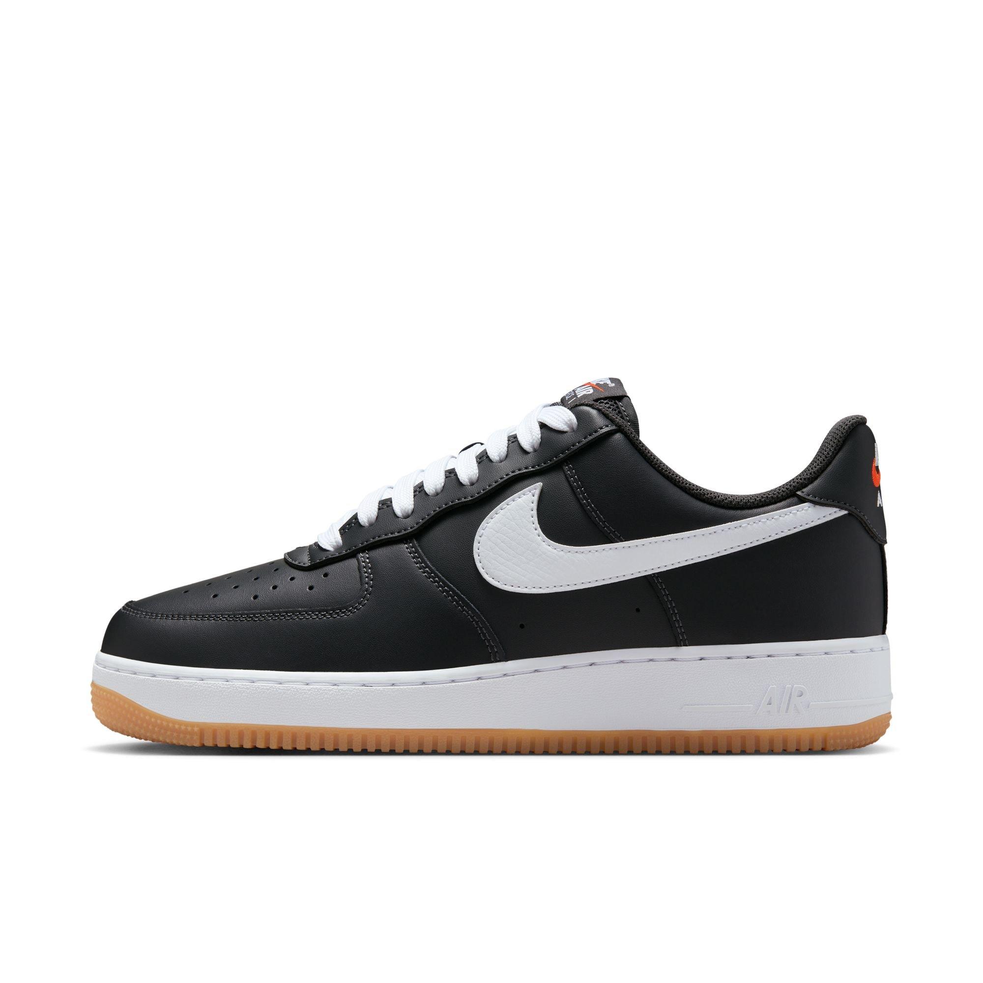 Nike Air Force 1 '07 LV8 "Anthracite/White/Gum Yellow" Men's Shoe - ANTHRACITE Thumbnail View 3