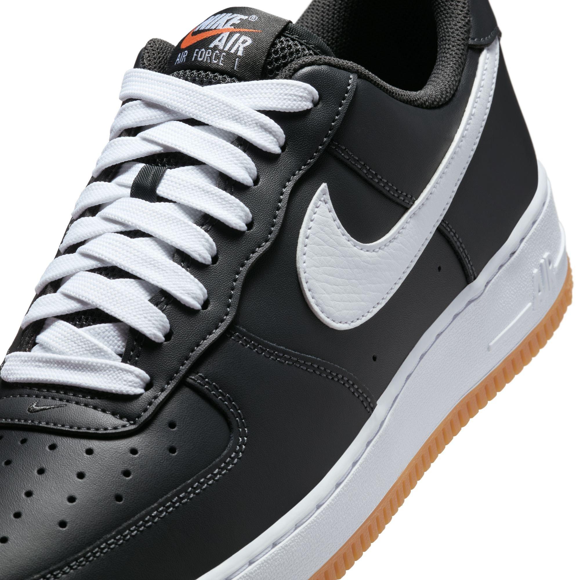 Nike Air Force 1 '07 LV8 "Anthracite/White/Gum Yellow" Men's Shoe - ANTHRACITE Thumbnail View 9
