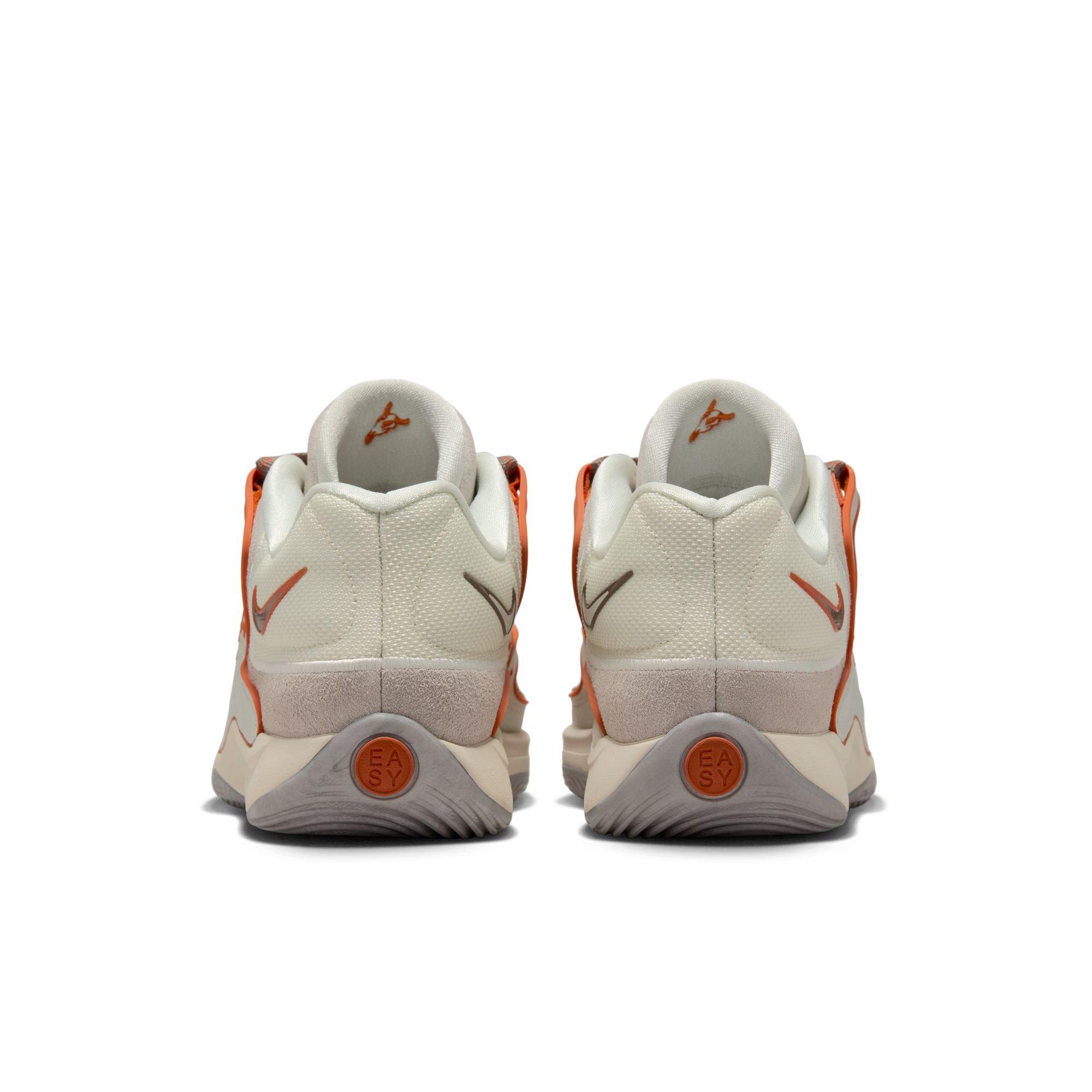 Nike KD18 "Rise" Men's Basketball Shoe - SOFT PEARL/CAMPFIRE ORANGE/LIGHT BONE Thumbnail View 9