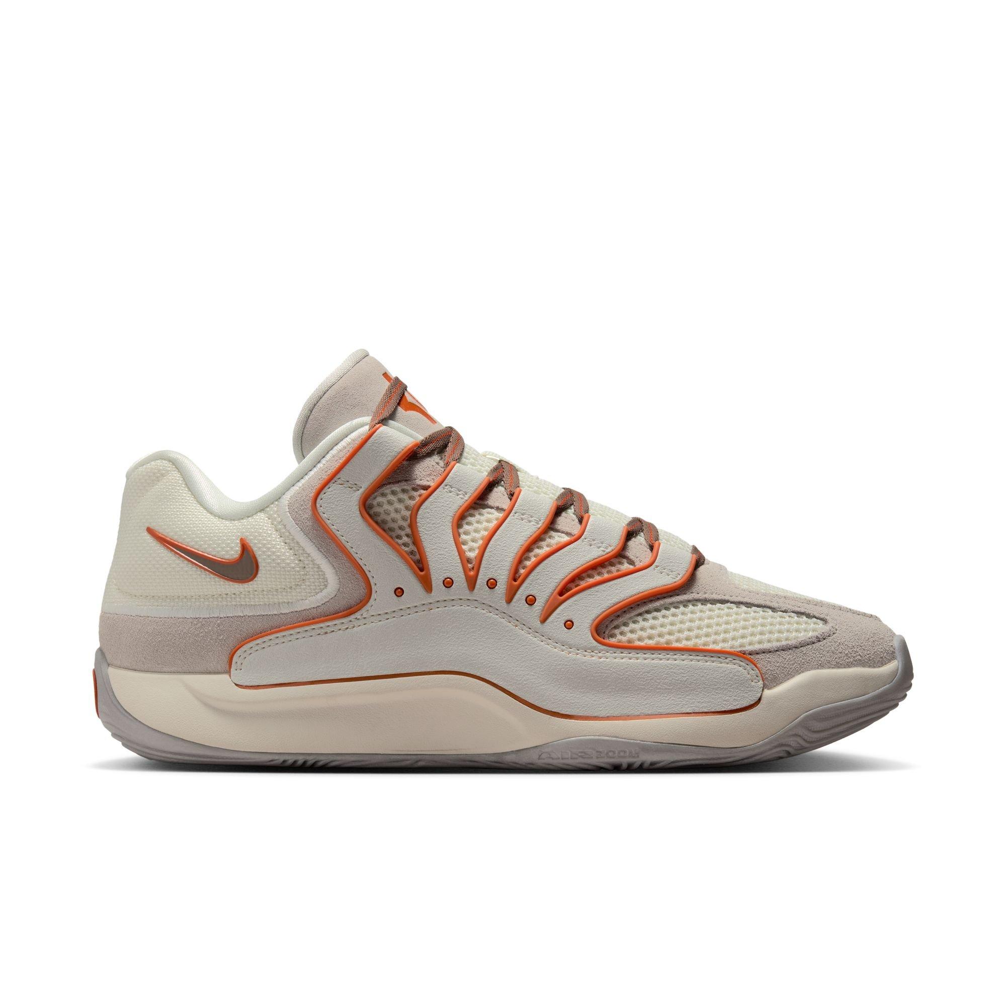 Nike KD18 "Rise" Men's Basketball Shoe - SOFT PEARL/CAMPFIRE ORANGE/LIGHT BONE Thumbnail View 1