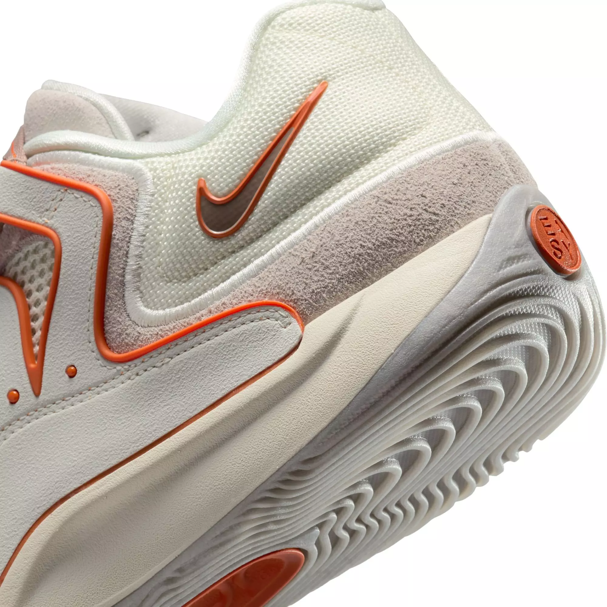 Nike KD18 "Rise" Men's Basketball Shoe - SOFT PEARL/CAMPFIRE ORANGE/LIGHT BONE
