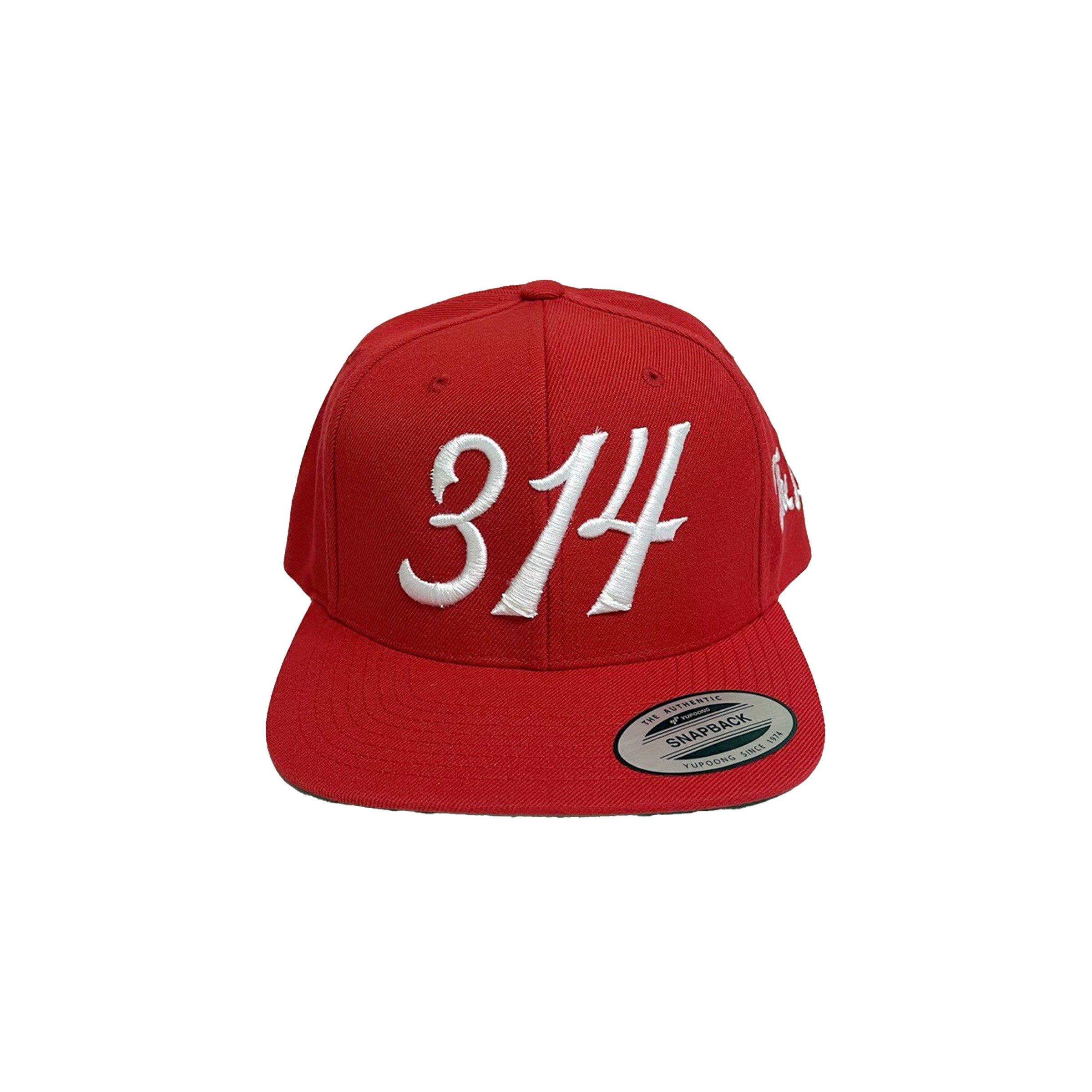 Effectus St. Louis 314 Snapback Hat-Red - RED Thumbnail View 1
