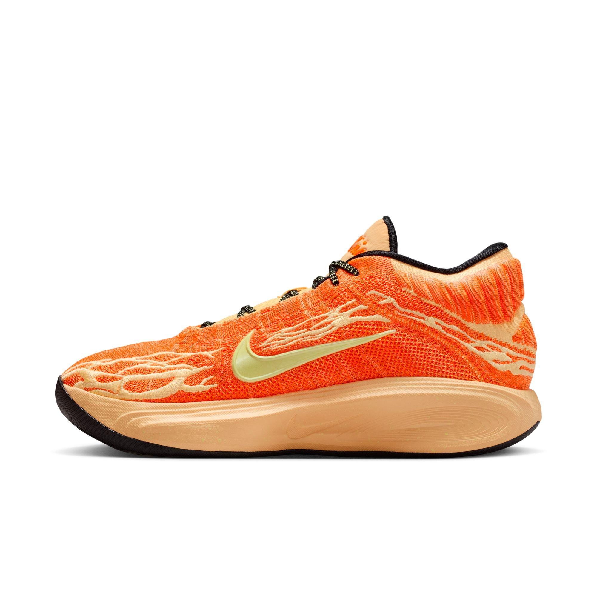 Nike G.T. Hustle 3 "Wemby" Men's Basketball Shoe - MELON TINT/BARELY VOLT/BLACK Thumbnail View 8