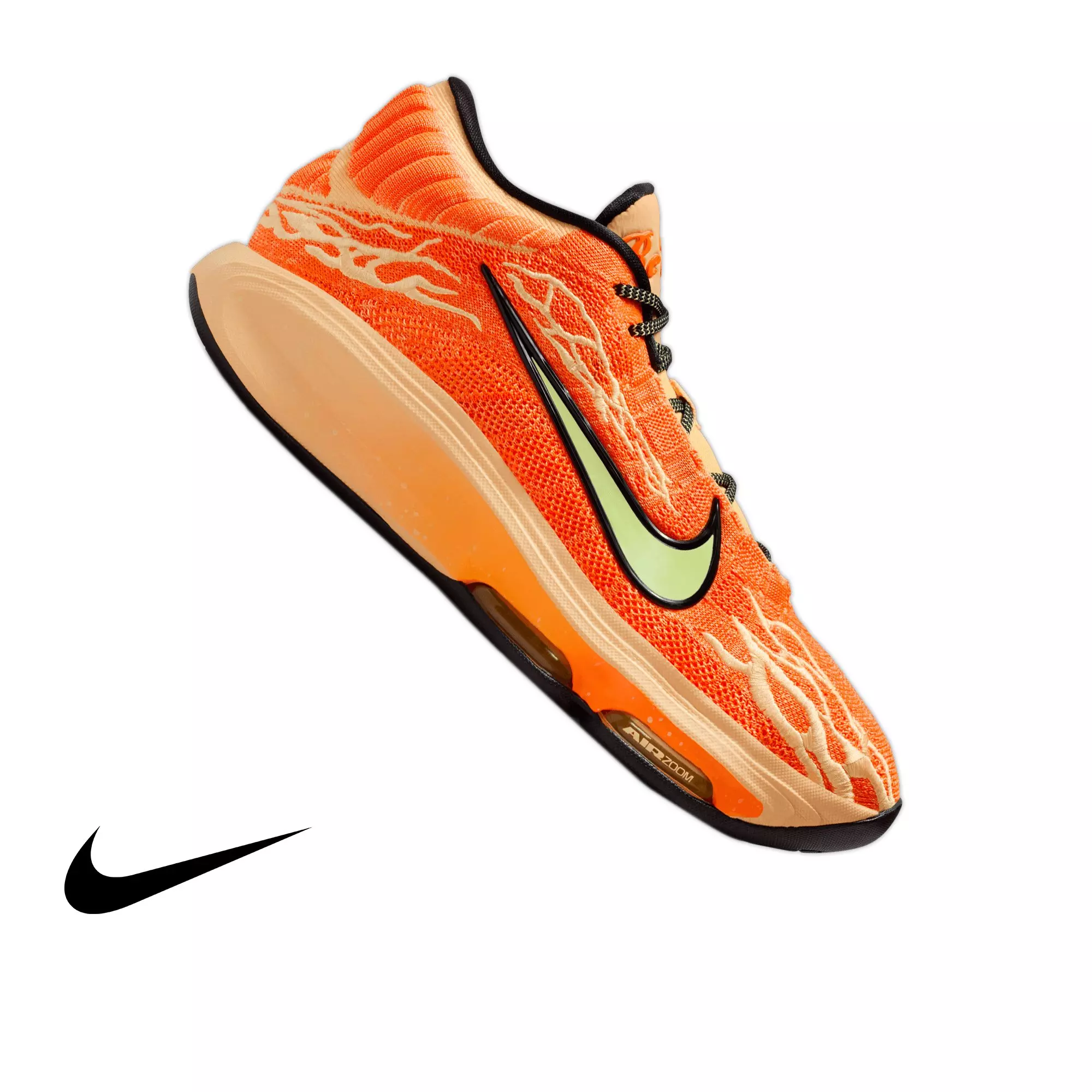 Nike G.T. Hustle 3 "Wemby" Men's Basketball Shoe - MELON TINT/BARELY VOLT/BLACK