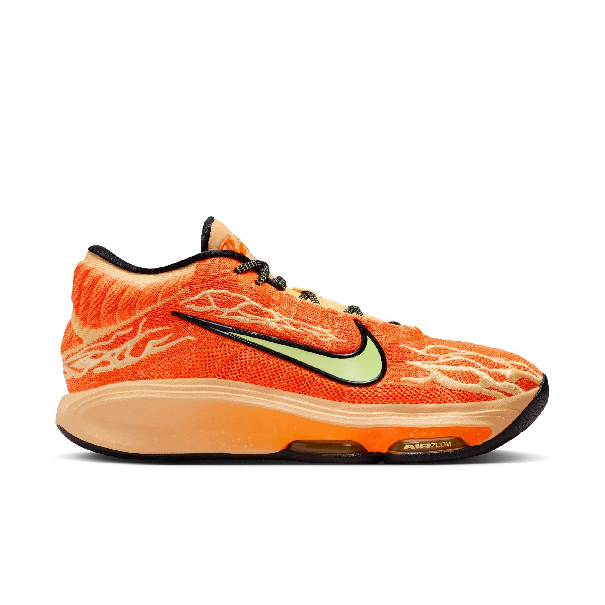 Nike G.T. Hustle 3 "Wemby" Men's Basketball Shoe - MELON TINT/BARELY VOLT/BLACK Thumbnail View 1
