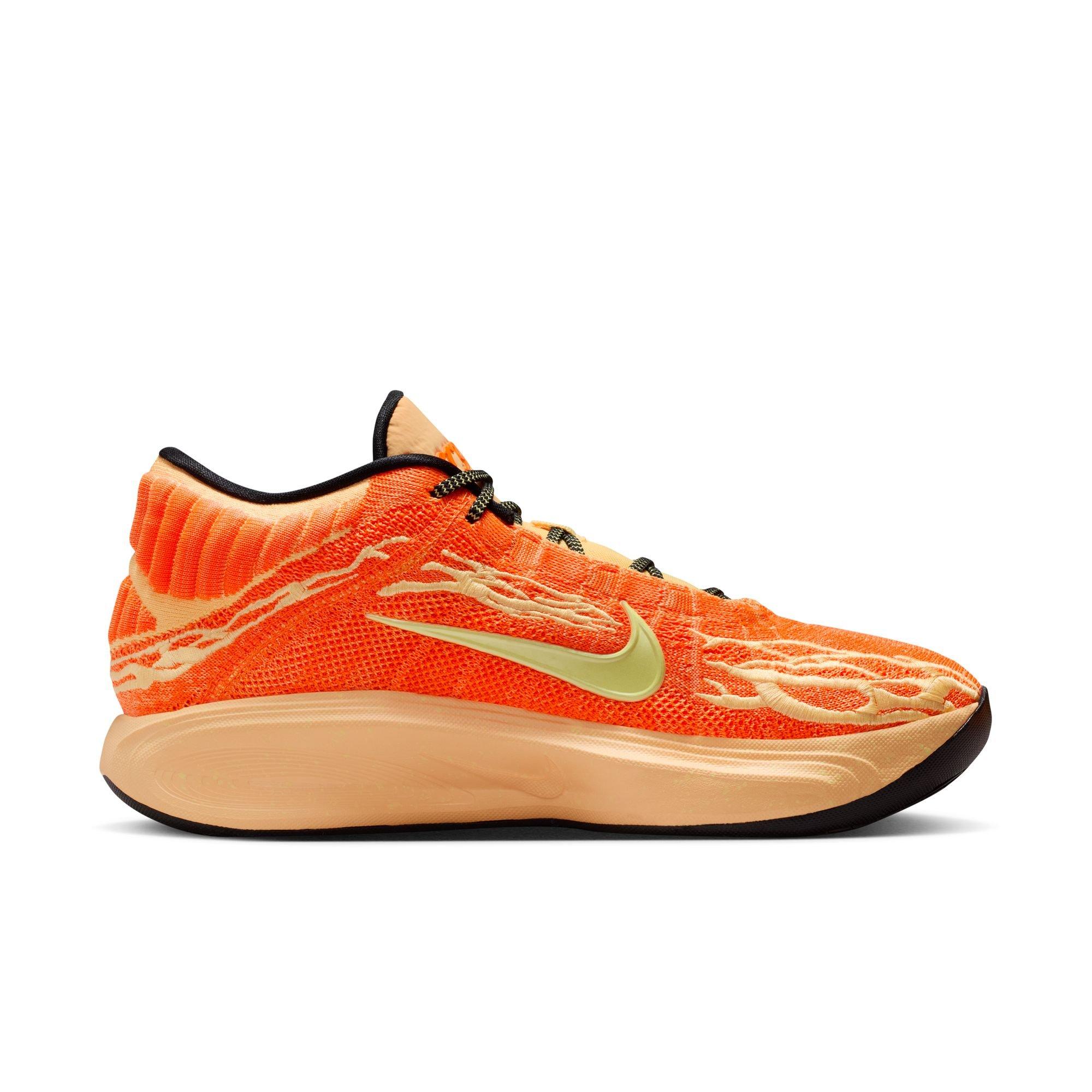 Nike G.T. Hustle 3 "Wemby" Men's Basketball Shoe - MELON TINT/BARELY VOLT/BLACK Thumbnail View 2