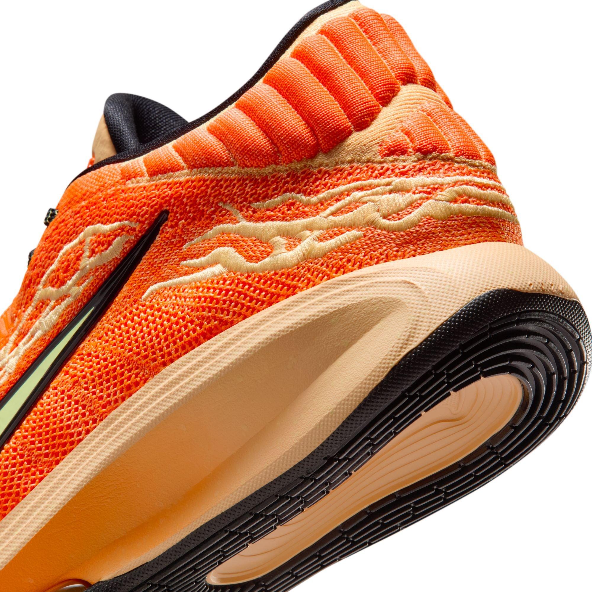 Nike G.T. Hustle 3 "Wemby" Men's Basketball Shoe - MELON TINT/BARELY VOLT/BLACK Thumbnail View 5