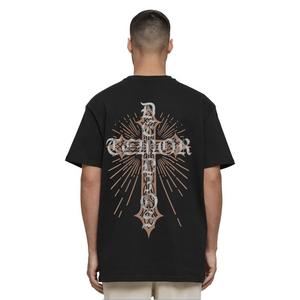 MJ Gonzalez Men's Fe Sobre Miedo Cross Tee - Black