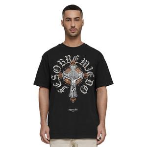 MJ Gonzalez Men's Fe Sobre Miedo Cross Tee - Black