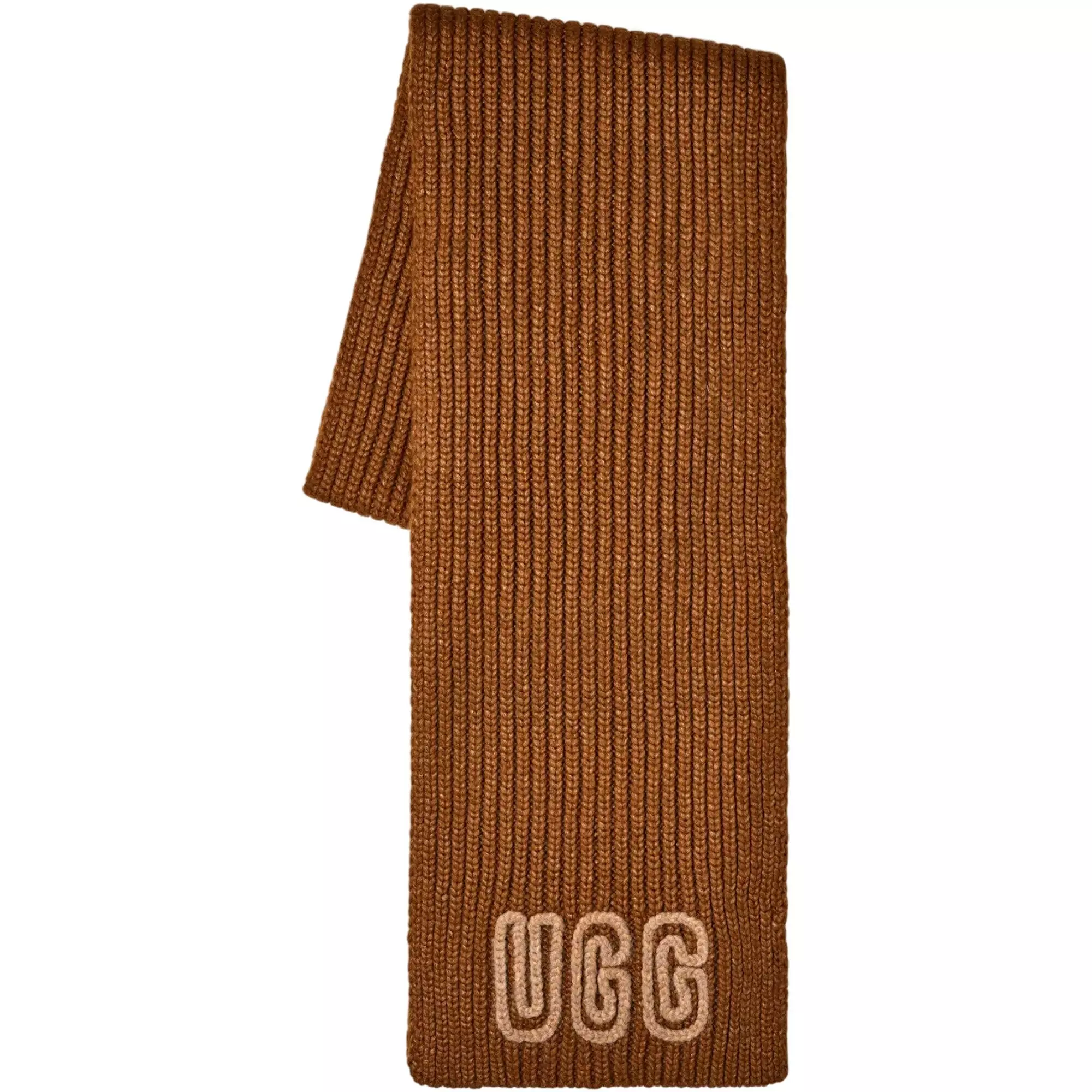 UGG Women's Chunky Crafted Rib Scarf - ORANGE