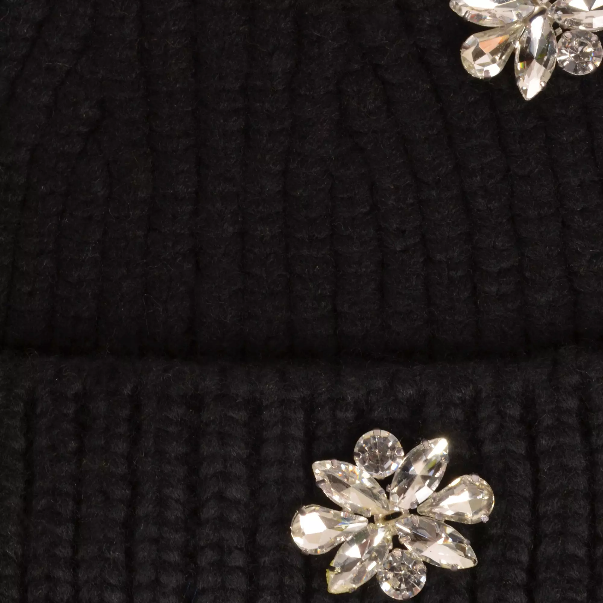 UGG Women's Embellished Knit Beanie - BLACK
