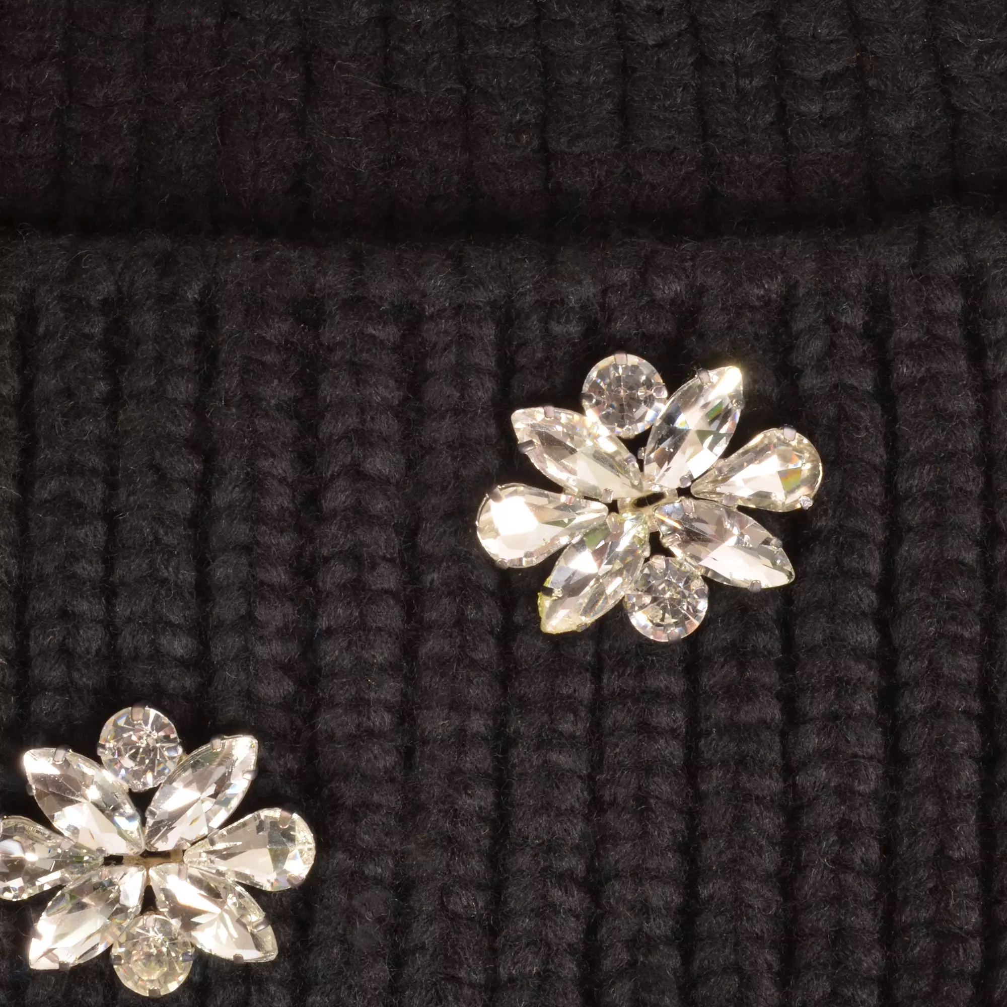 UGG Women's Embellished Knit Beanie - BLACK