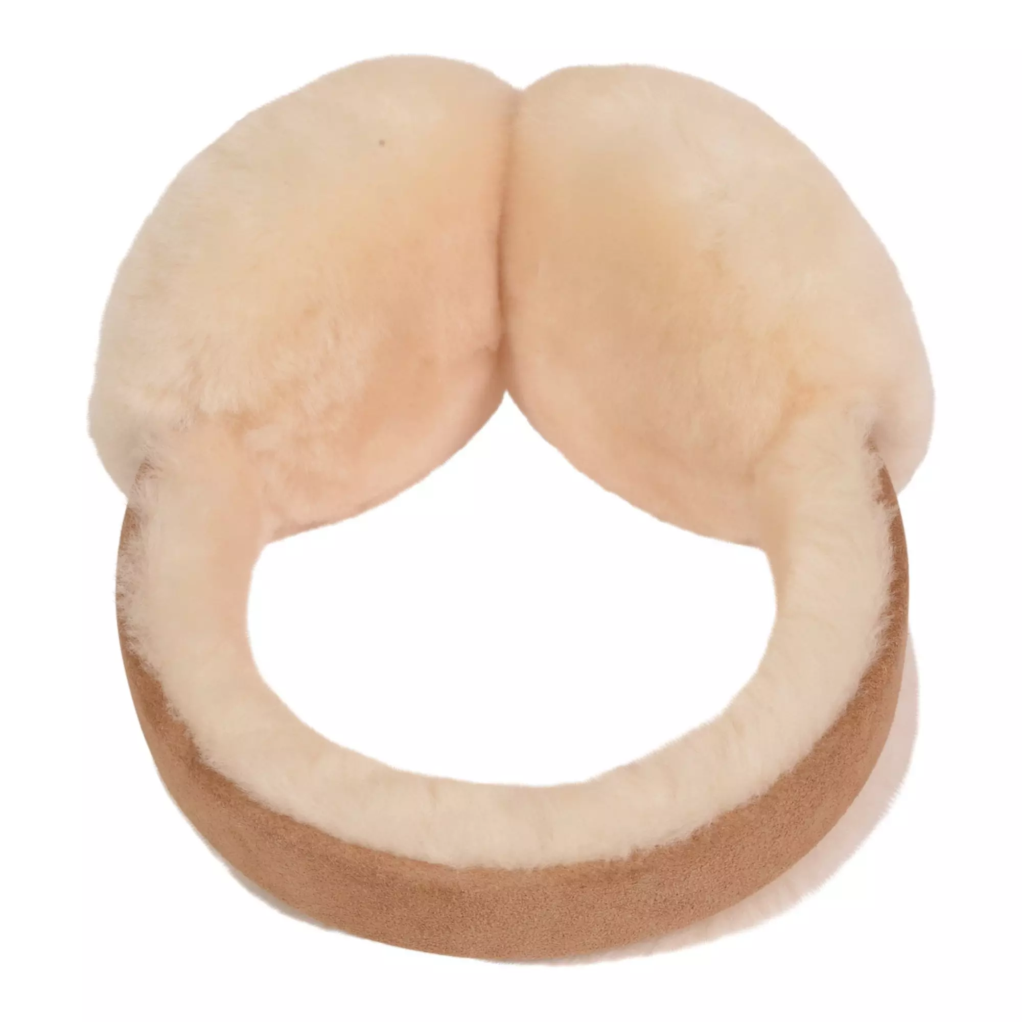 UGG Women's Sheepskin Embroidery Earmuff - BROWN