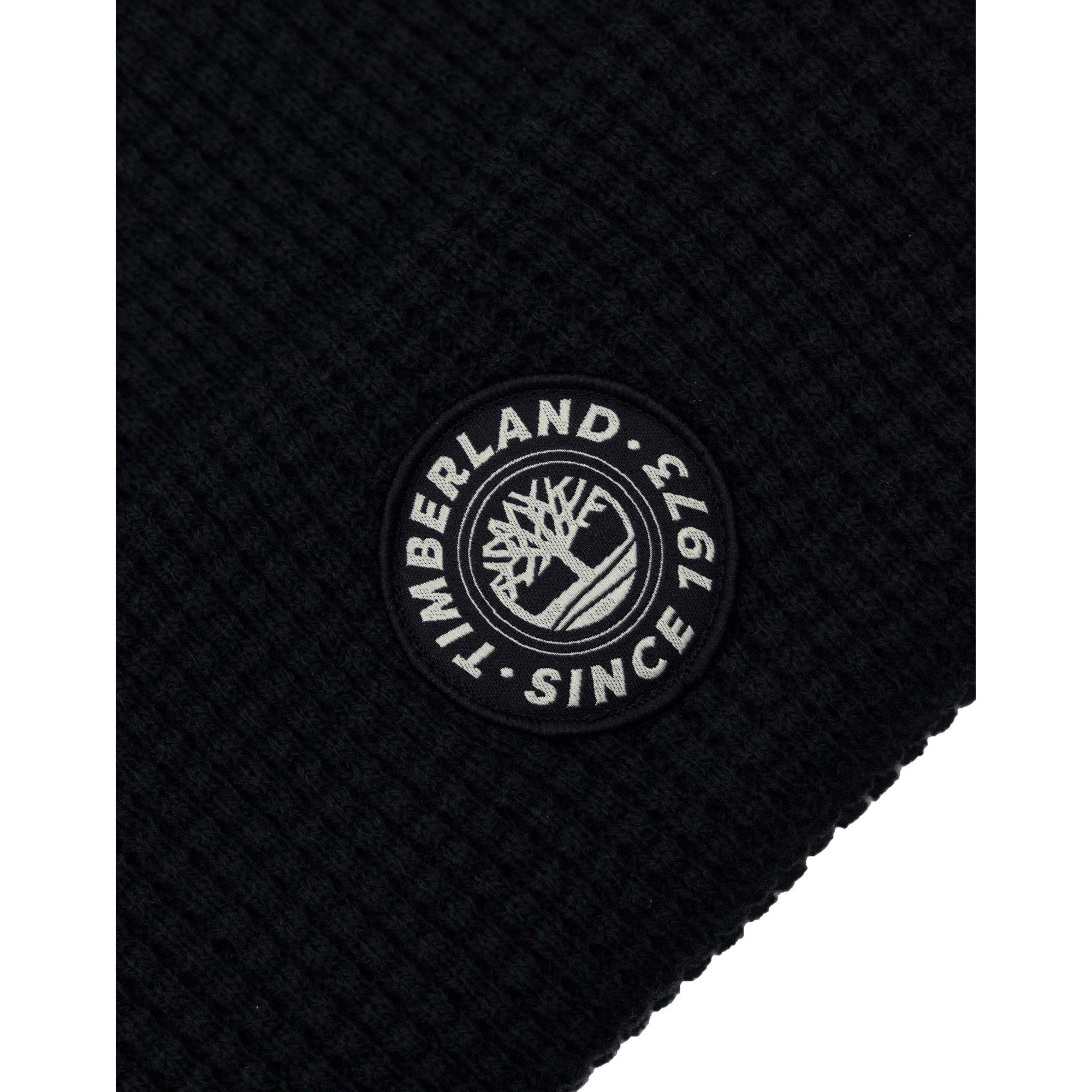 Timberland Men's Thermal Cuff Beanie-Black - BLACK Thumbnail View 2