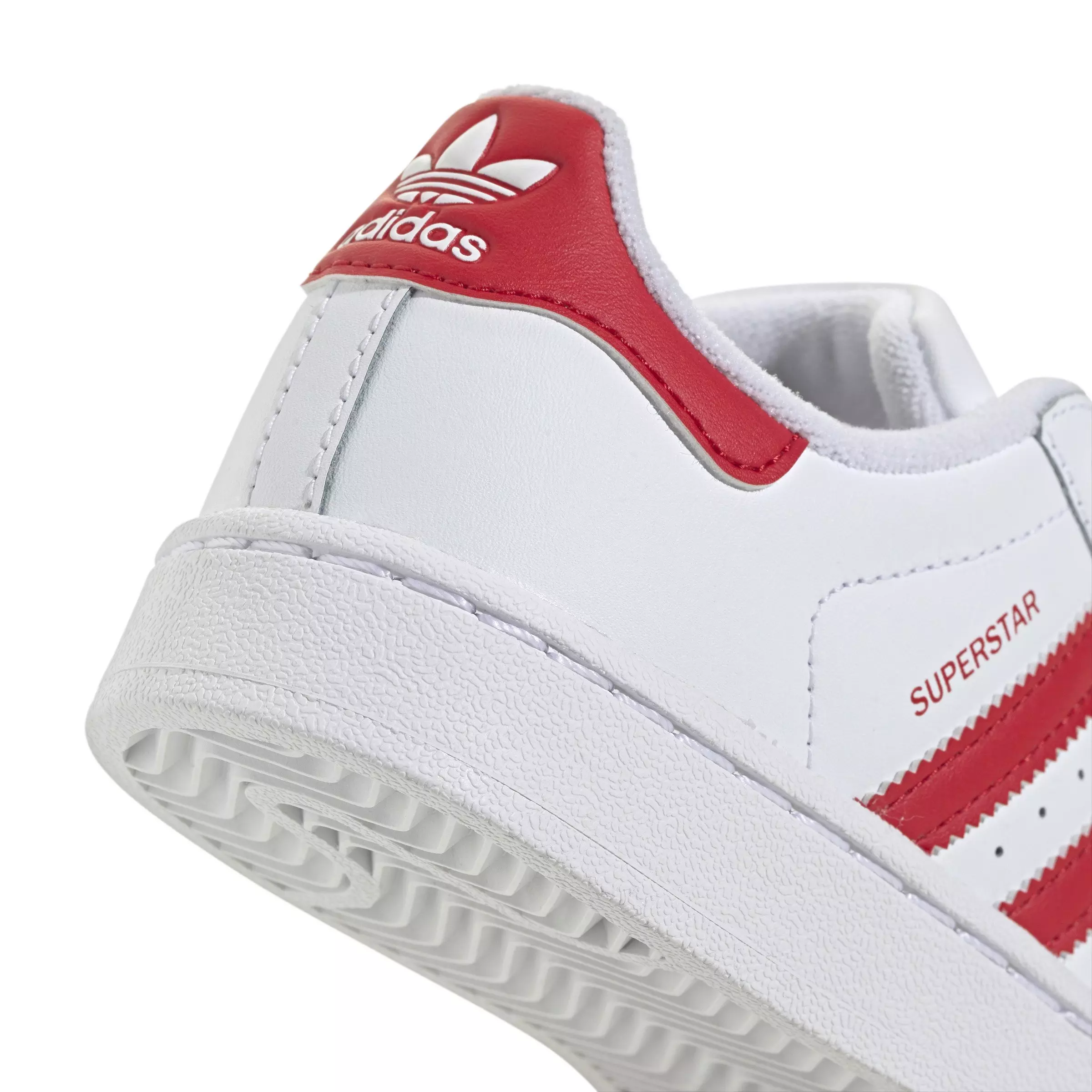 adidas Originals Superstar II "White/Better Scarlet" Preschool Boys' Shoe - WHITE/RED