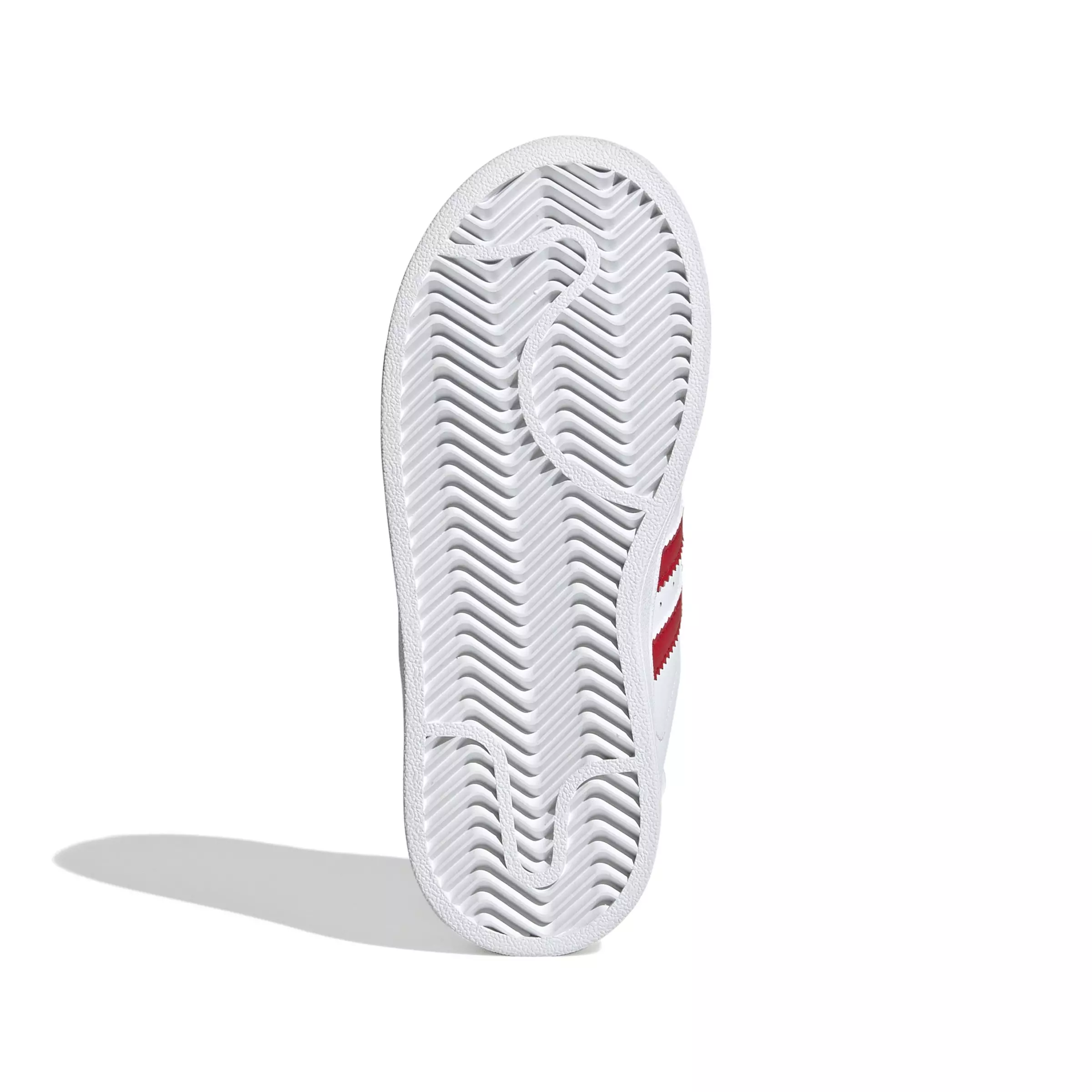 adidas Originals Superstar II "White/Better Scarlet" Preschool Boys' Shoe - WHITE/RED