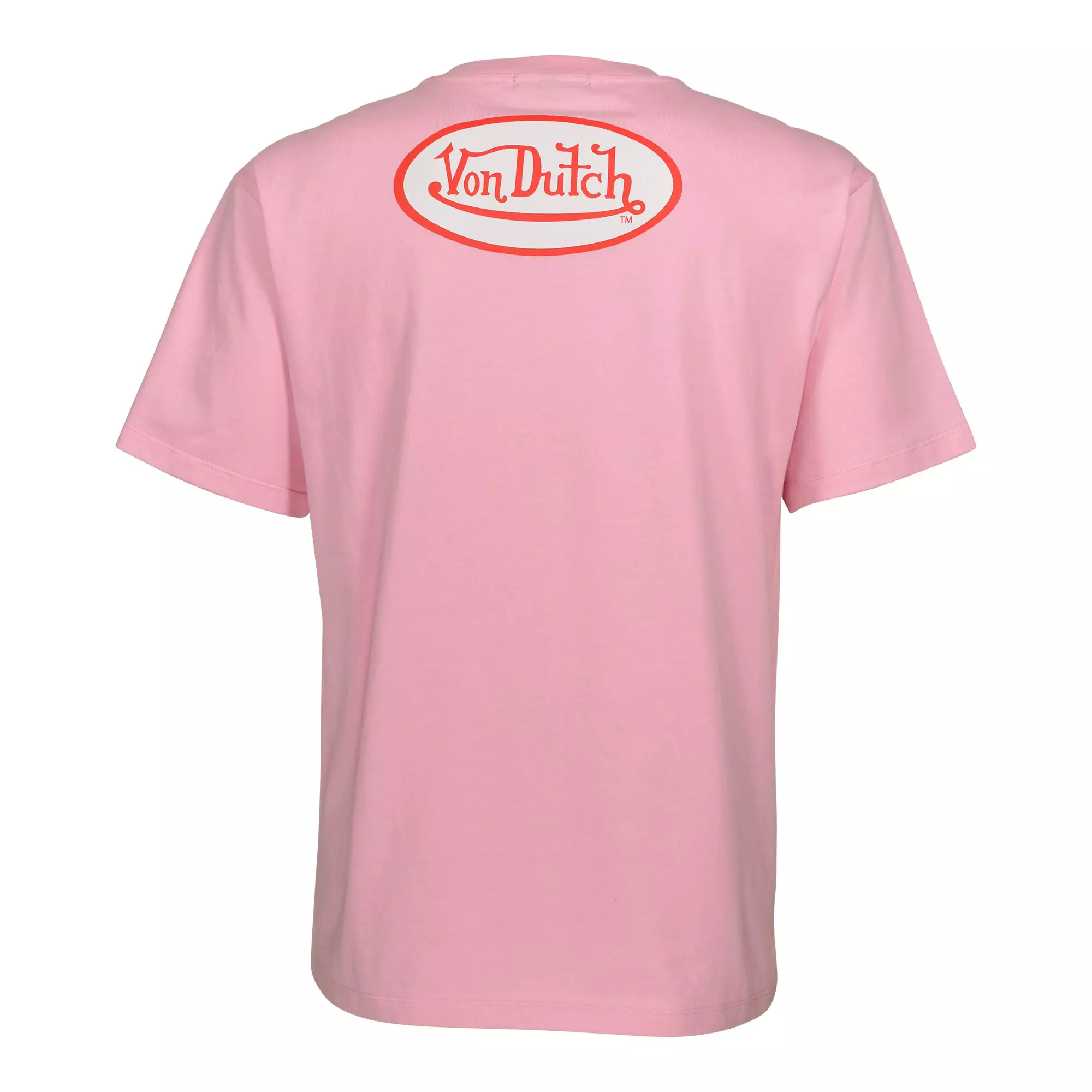 Von Dutch Men's Keep An Eye Out Tee - Light Pink - PINK