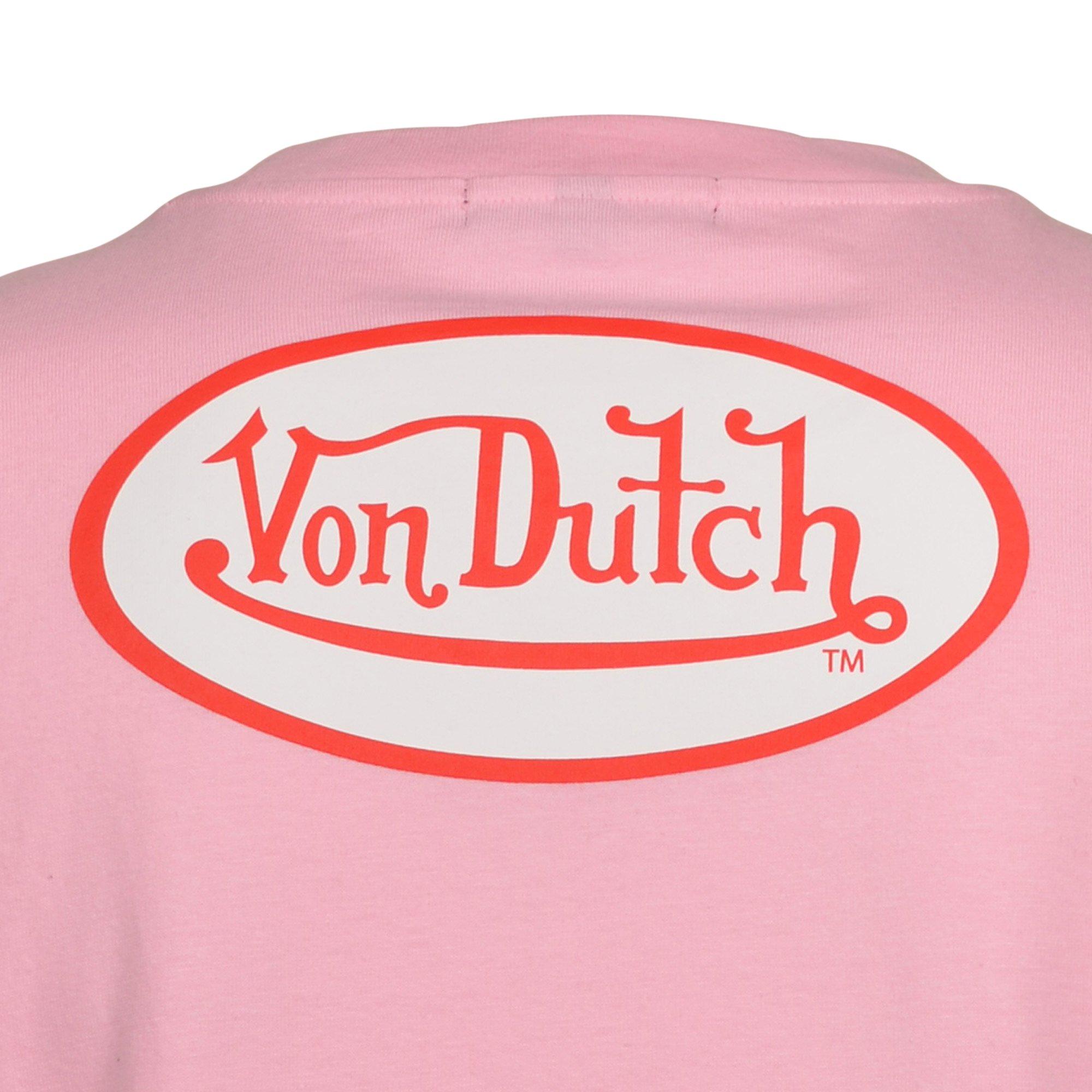 Von Dutch Men's Keep An Eye Out Tee - Light Pink - PINK Thumbnail View 4