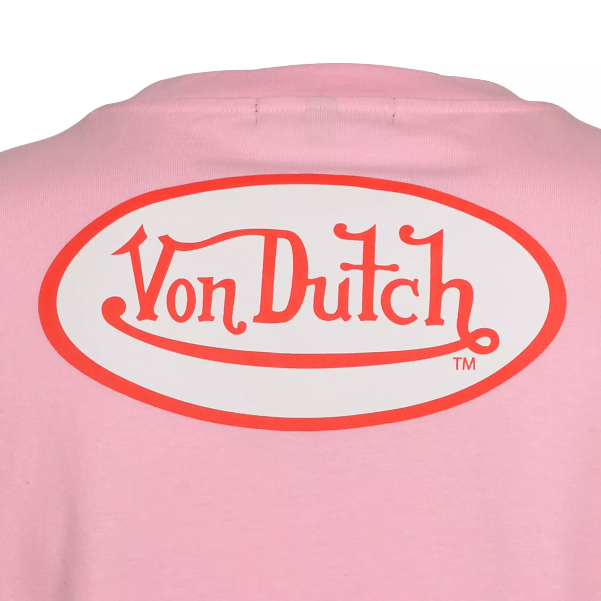 Von Dutch Men's Keep An Eye Out Tee - Light Pink - PINK