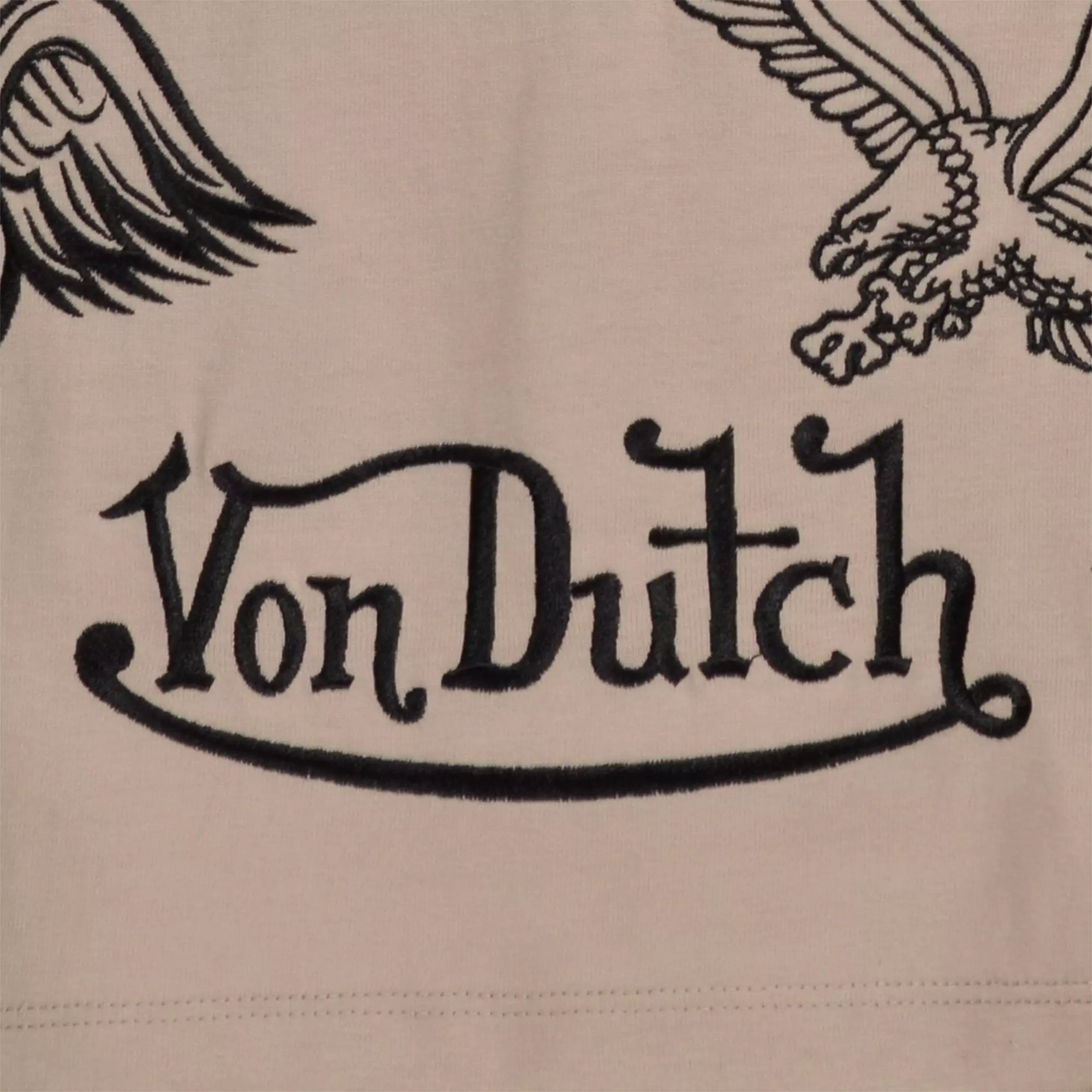 Von Dutch Men's Embellish Tattoo Ancient Scroll Muscle Shirt - TAN