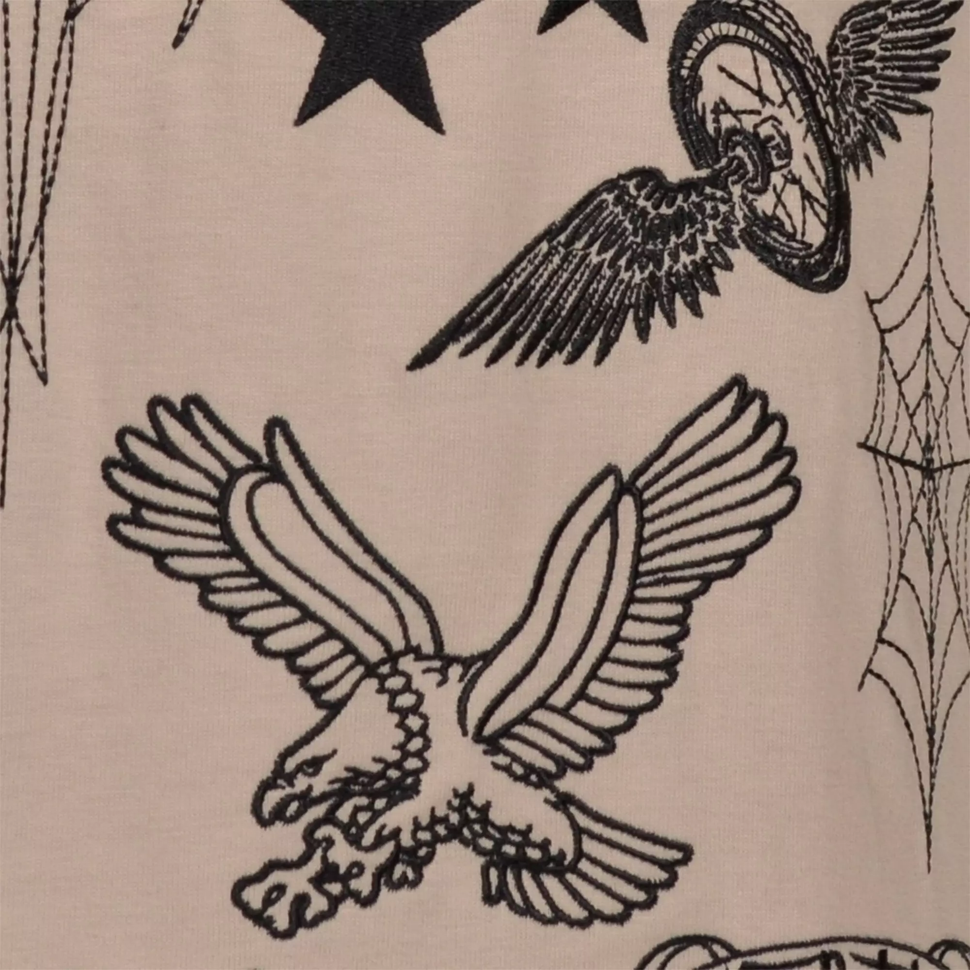 Von Dutch Men's Embellish Tattoo Ancient Scroll Muscle Shirt - TAN