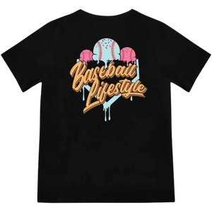 Baseball Lifestyle 101 Men's Ice Cream Tee - Cotton Candy