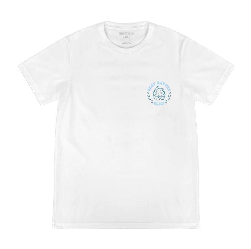 Baseball Lifestyle 101 Men's Best Batter Tee - WHITE Thumbnail View 1