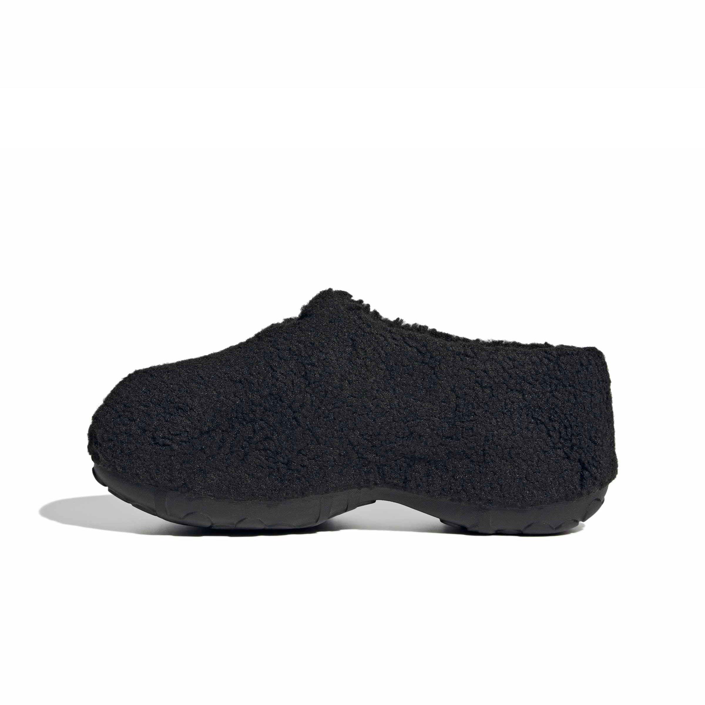 adidas Originals adiFOM Stan Smith Fur "Core Black" Women's Mule - BLACK Thumbnail View 2