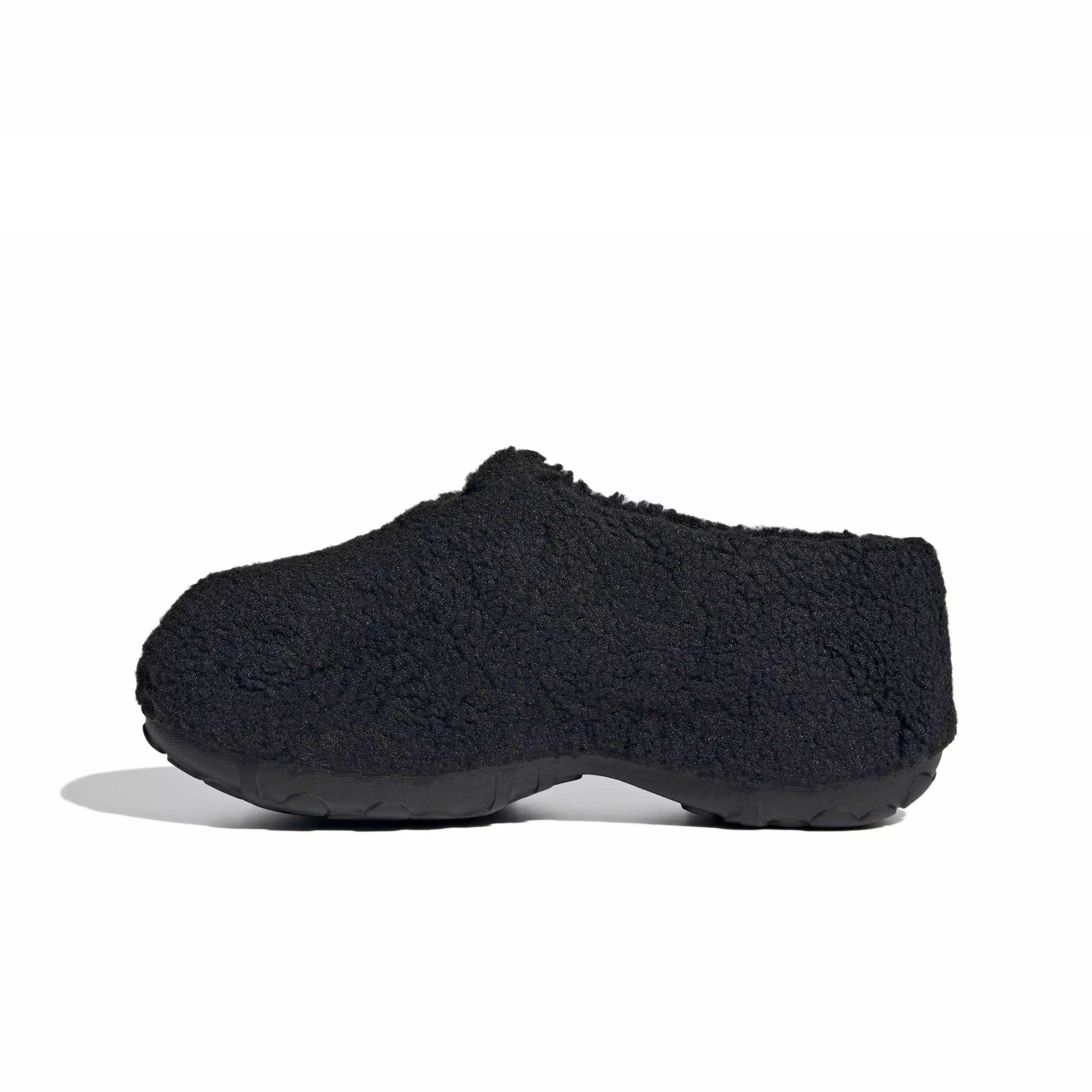 adidas Originals adiFOM Stan Smith Fur "Core Black" Women's Mule - BLACK