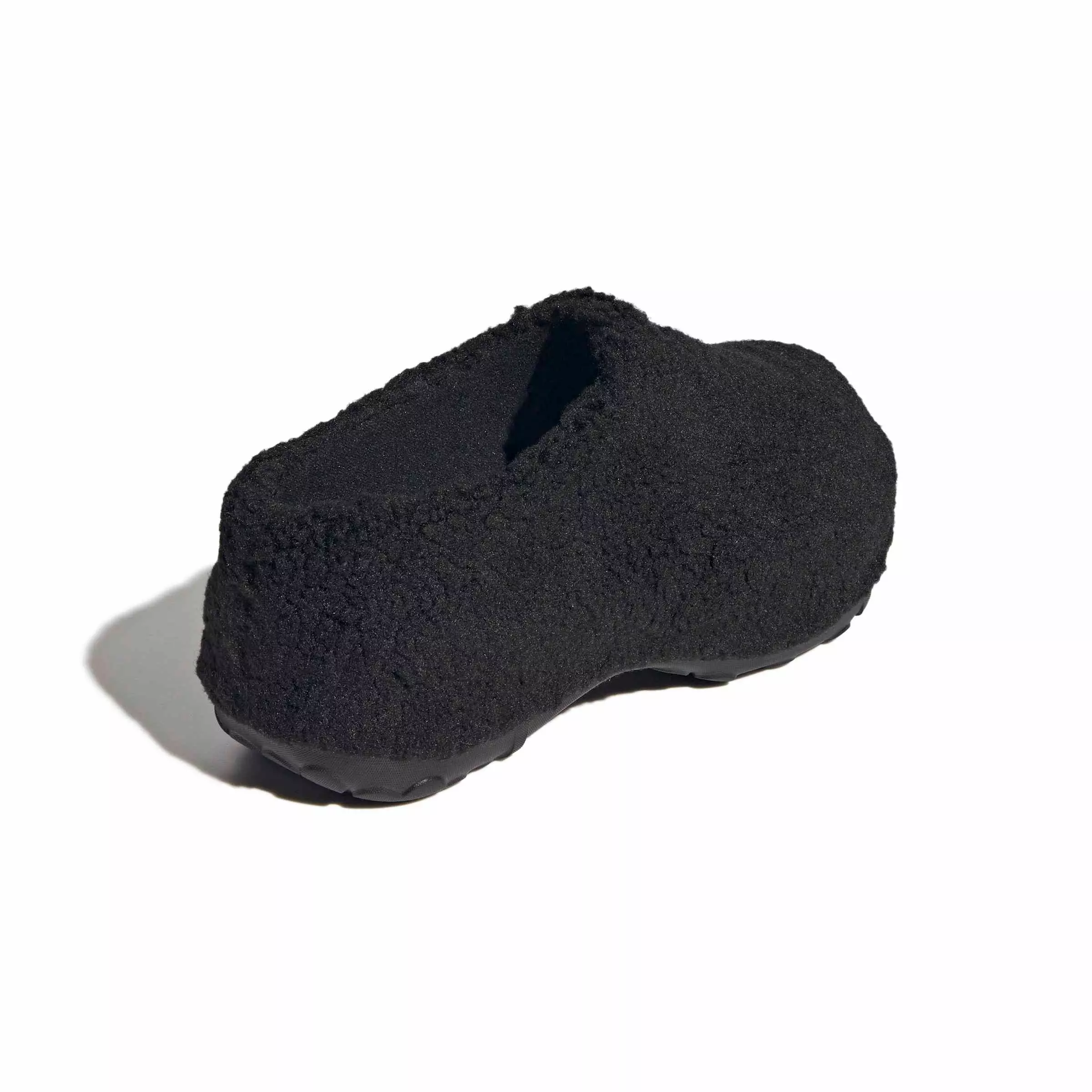 adidas Originals adiFOM Stan Smith Fur "Core Black" Women's Mule - BLACK