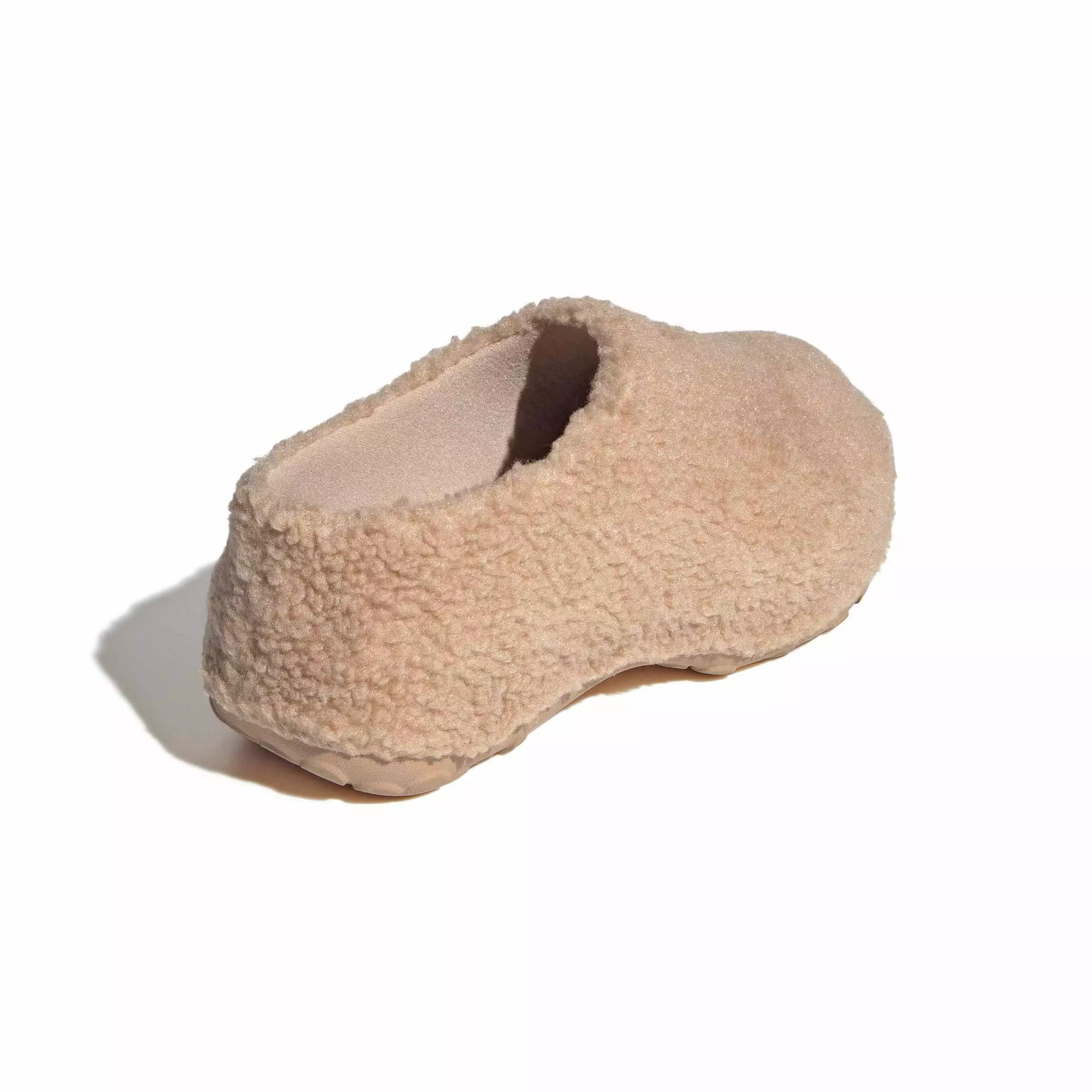 adidas Originals adiFOM Stan Smith Fur "Magic Beige/Alumina" Women's Mule - BEIGE