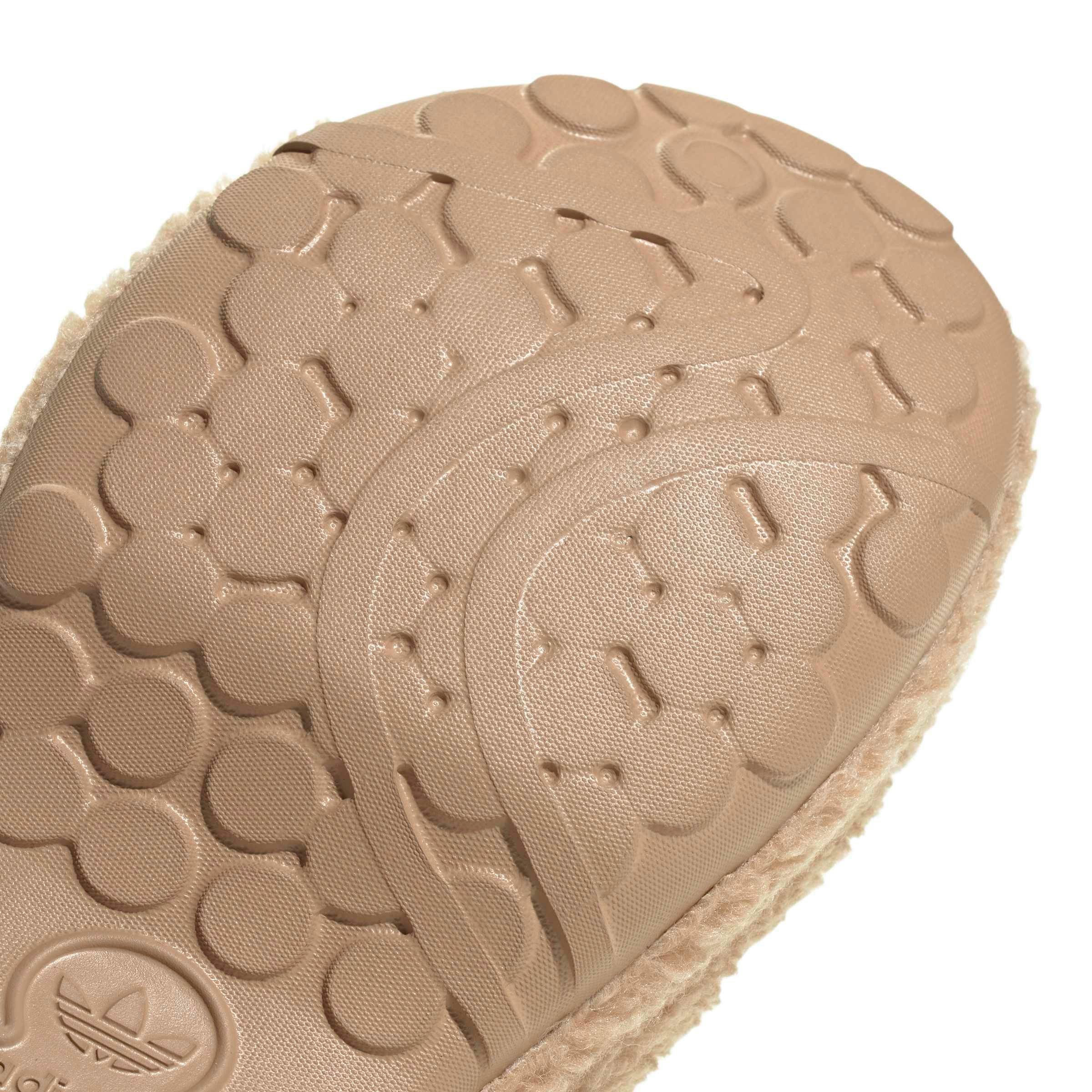 adidas Originals adiFOM Stan Smith Fur "Magic Beige/Alumina" Women's Mule - BEIGE Thumbnail View 7