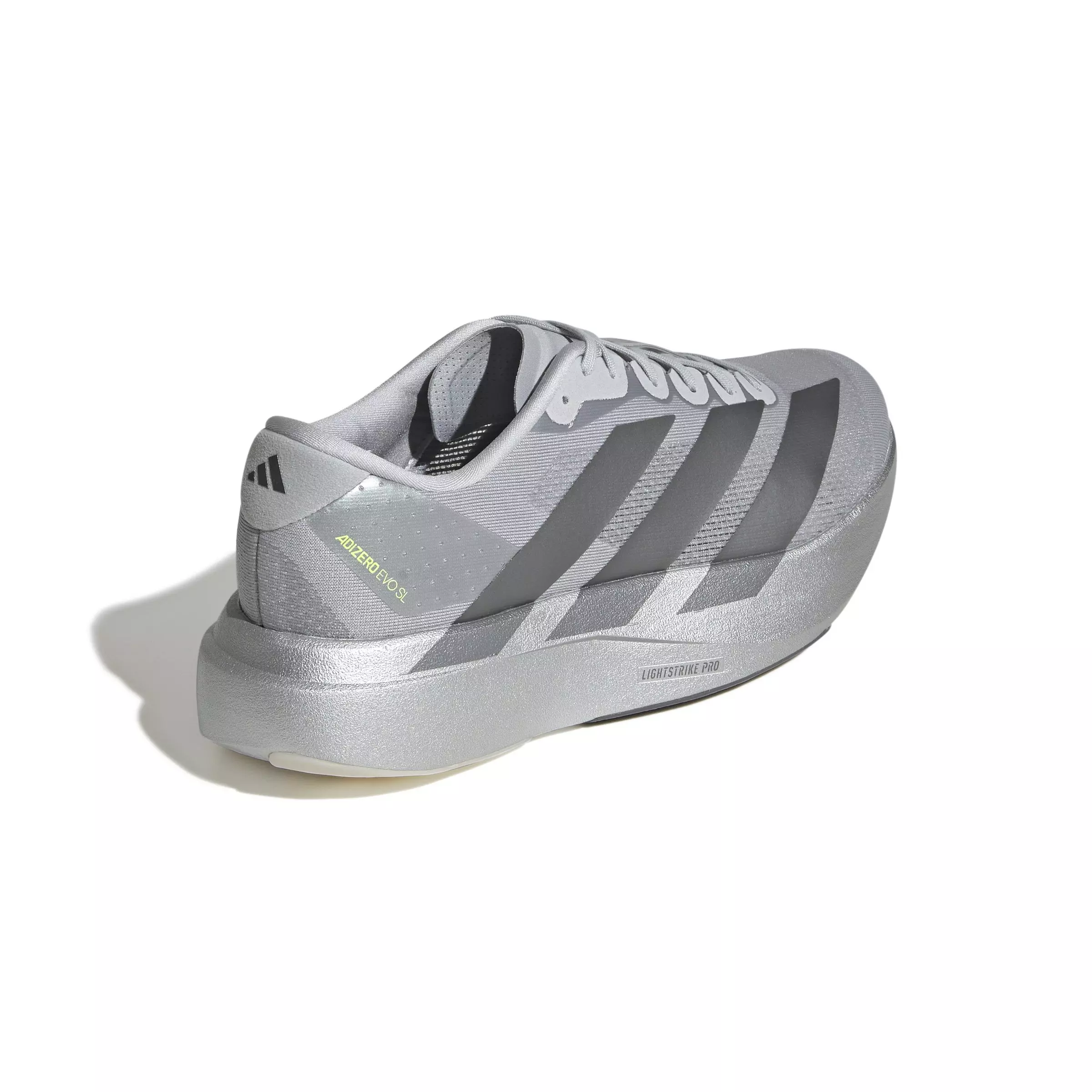 adidas Adizero Evo SL "Silver Metallic/Halo Silver" Men's Running Shoe - SILVER