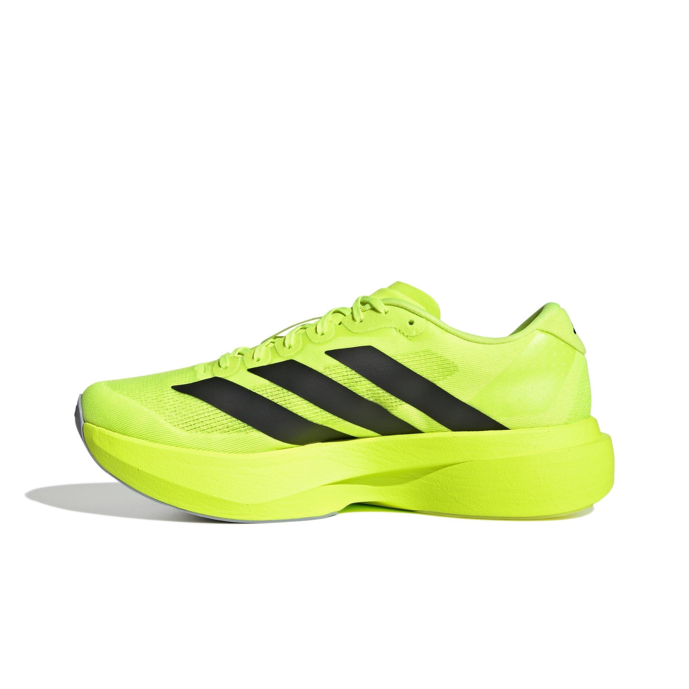 adidas Adizero Evo SL "Lucid Lemon/Core Black/Matte Silver" Men's Running Shoe - YELLOW/BLACK Thumbnail View 2
