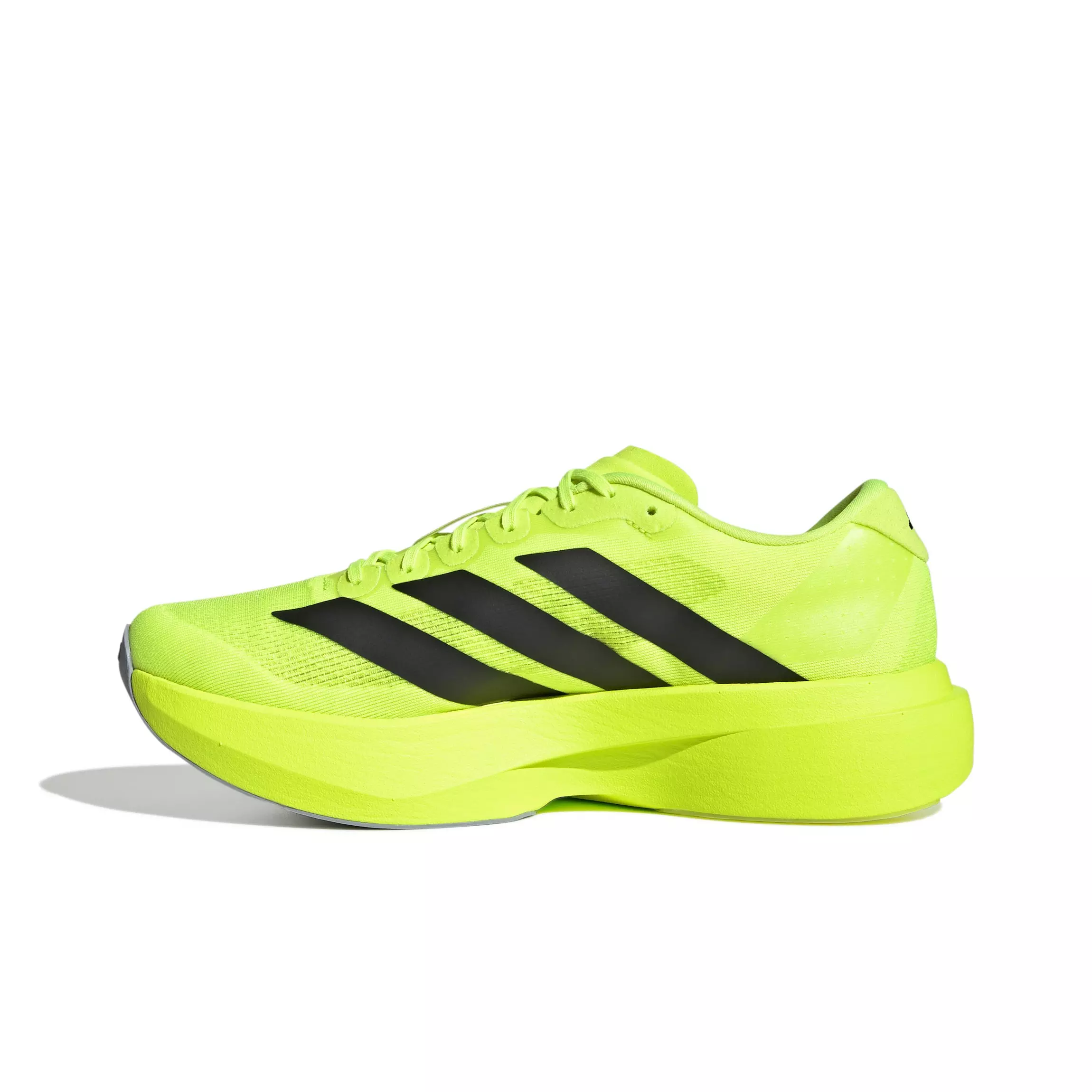 adidas Adizero Evo SL "Lucid Lemon/Core Black/Matte Silver" Men's Running Shoe - YELLOW/BLACK