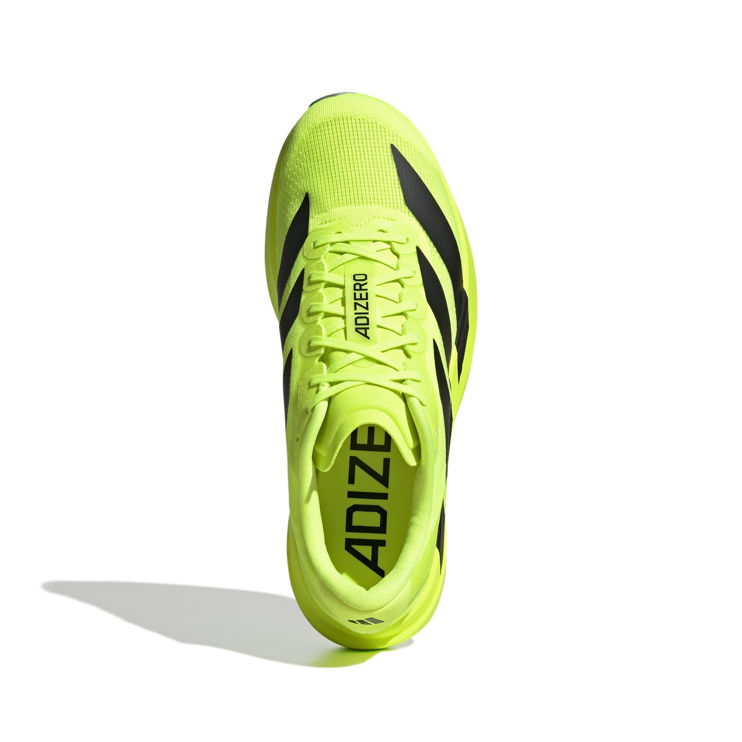 adidas Adizero Evo SL "Lucid Lemon/Core Black/Matte Silver" Men's Running Shoe - YELLOW/BLACK Thumbnail View 3