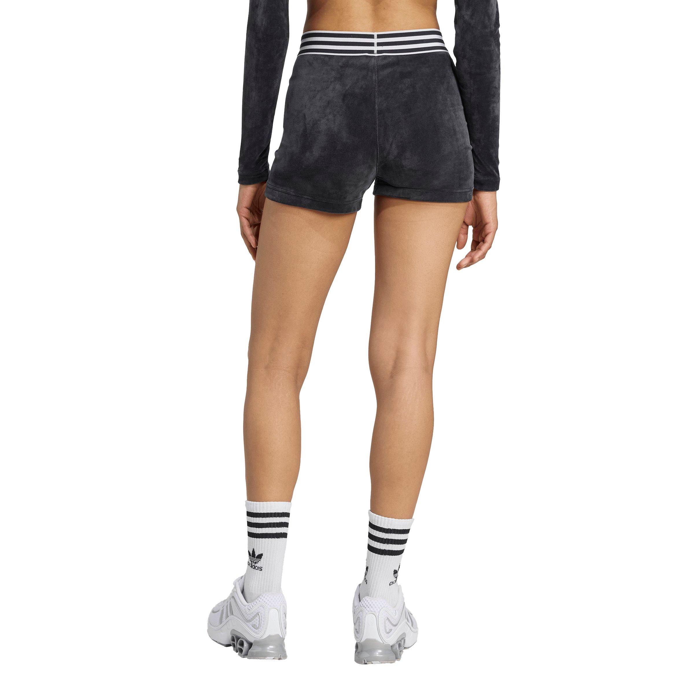 adidas Originals Women's Winterized Booty Shorts - BLACK Thumbnail View 2