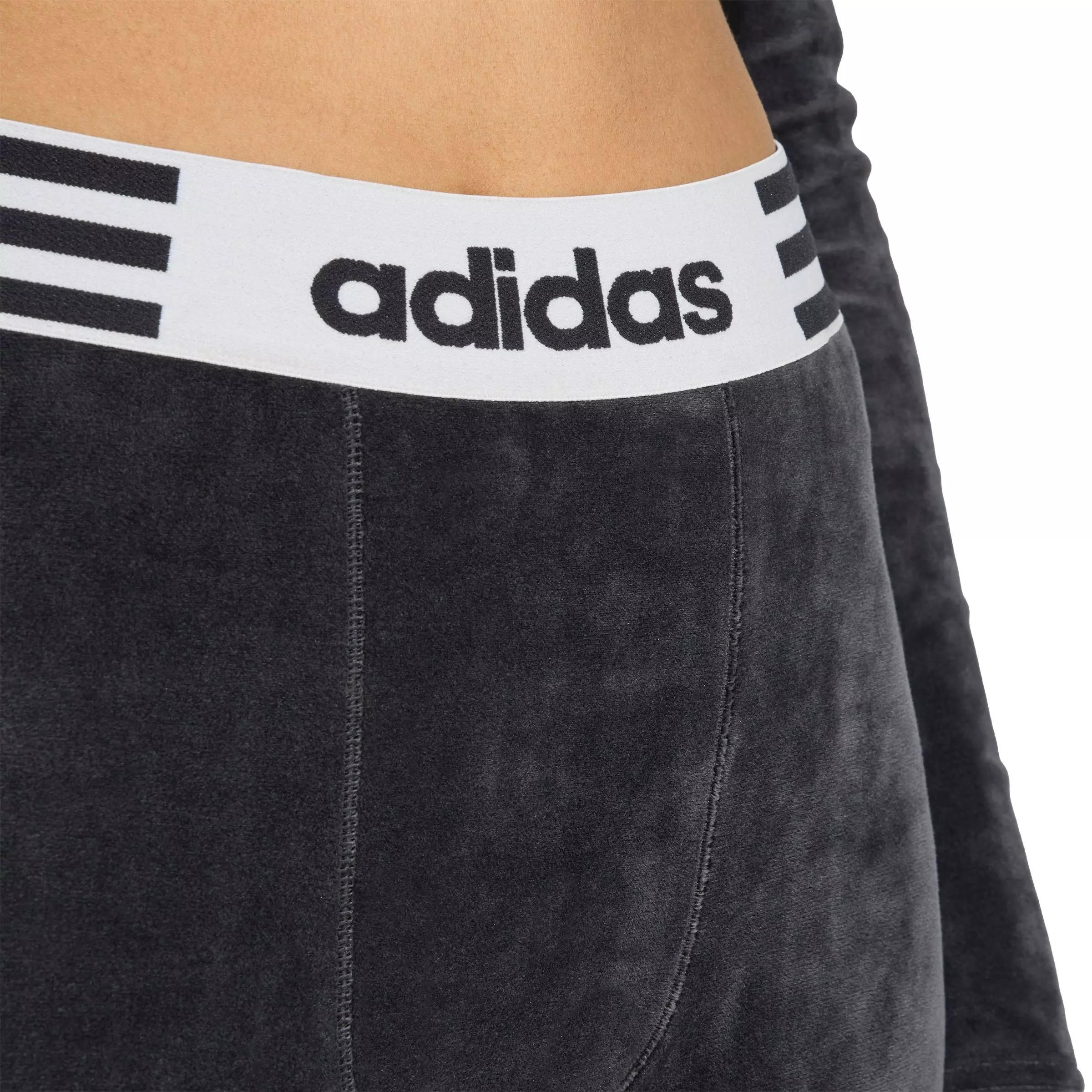 adidas Originals Women's Winterized Booty Shorts - BLACK