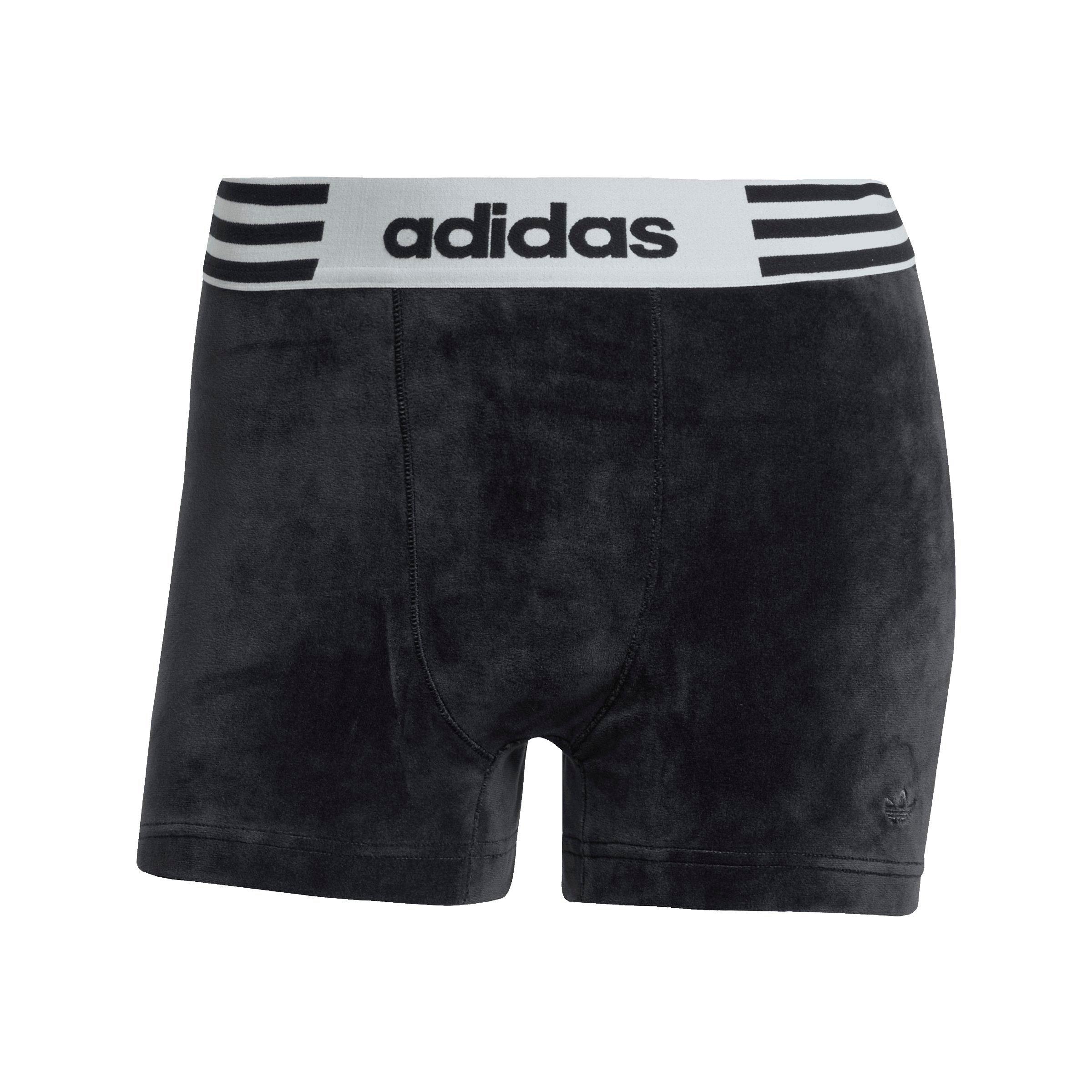 adidas Originals Women's Winterized Booty Shorts - BLACK Thumbnail View 6