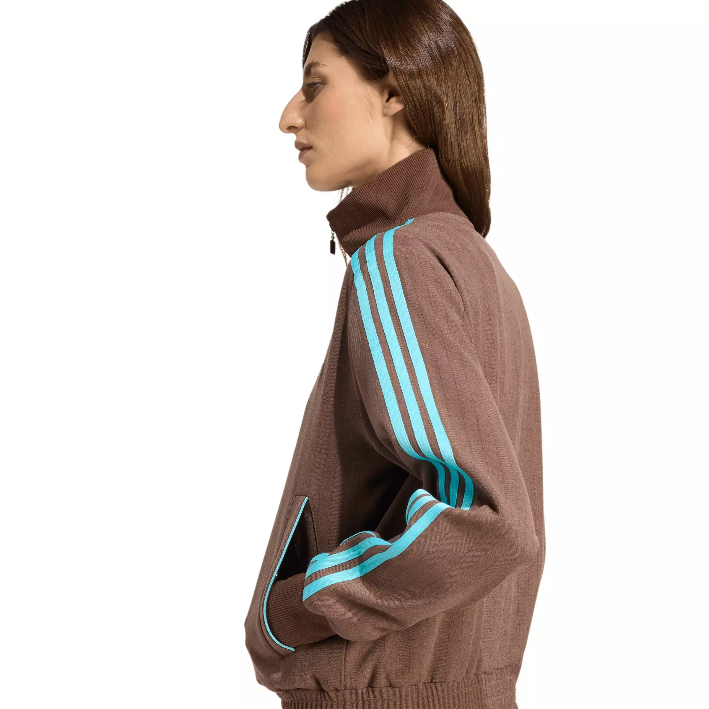adidas Originals Women's Tailored Track Jacket - BROWN