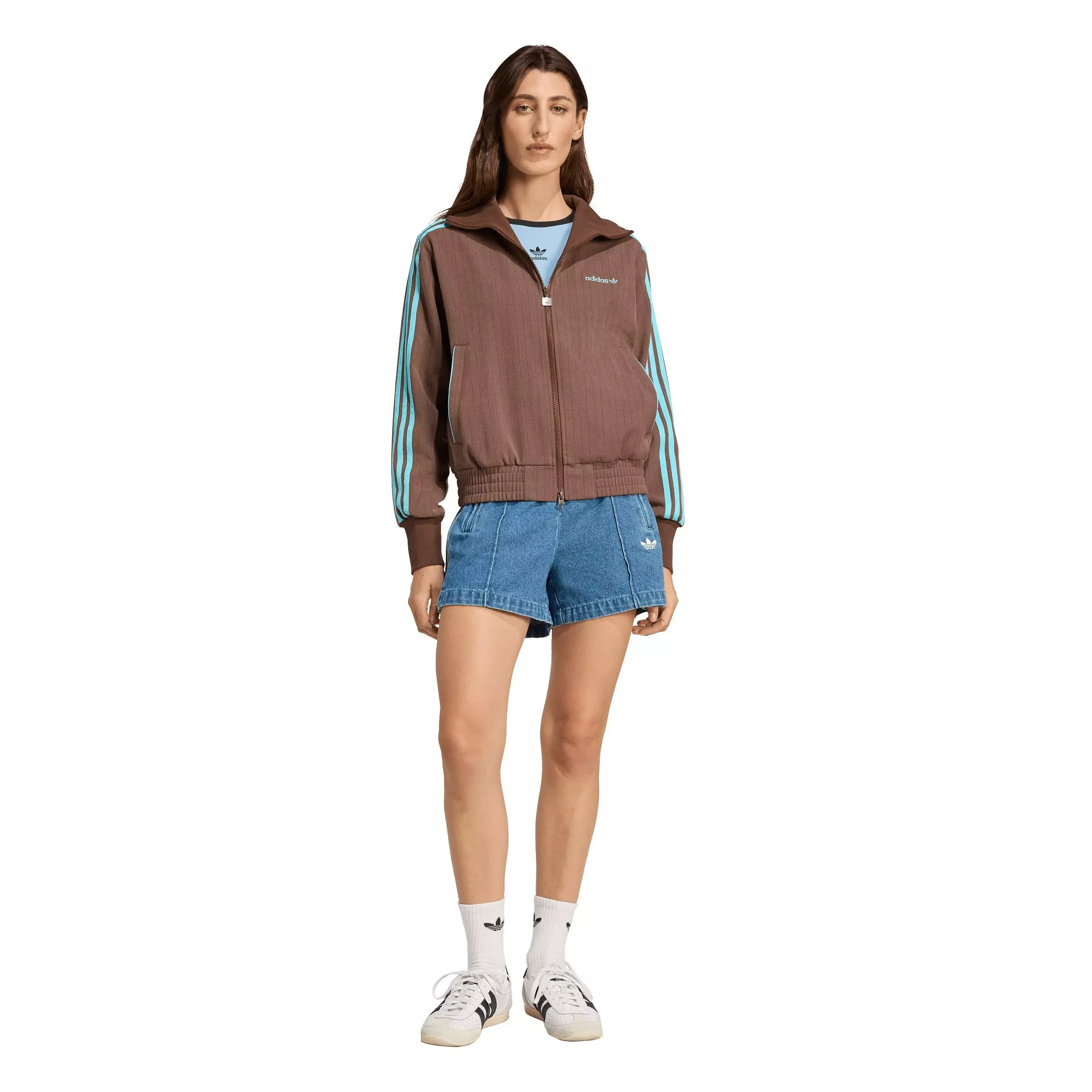 adidas Originals Women's Tailored Track Jacket - BROWN