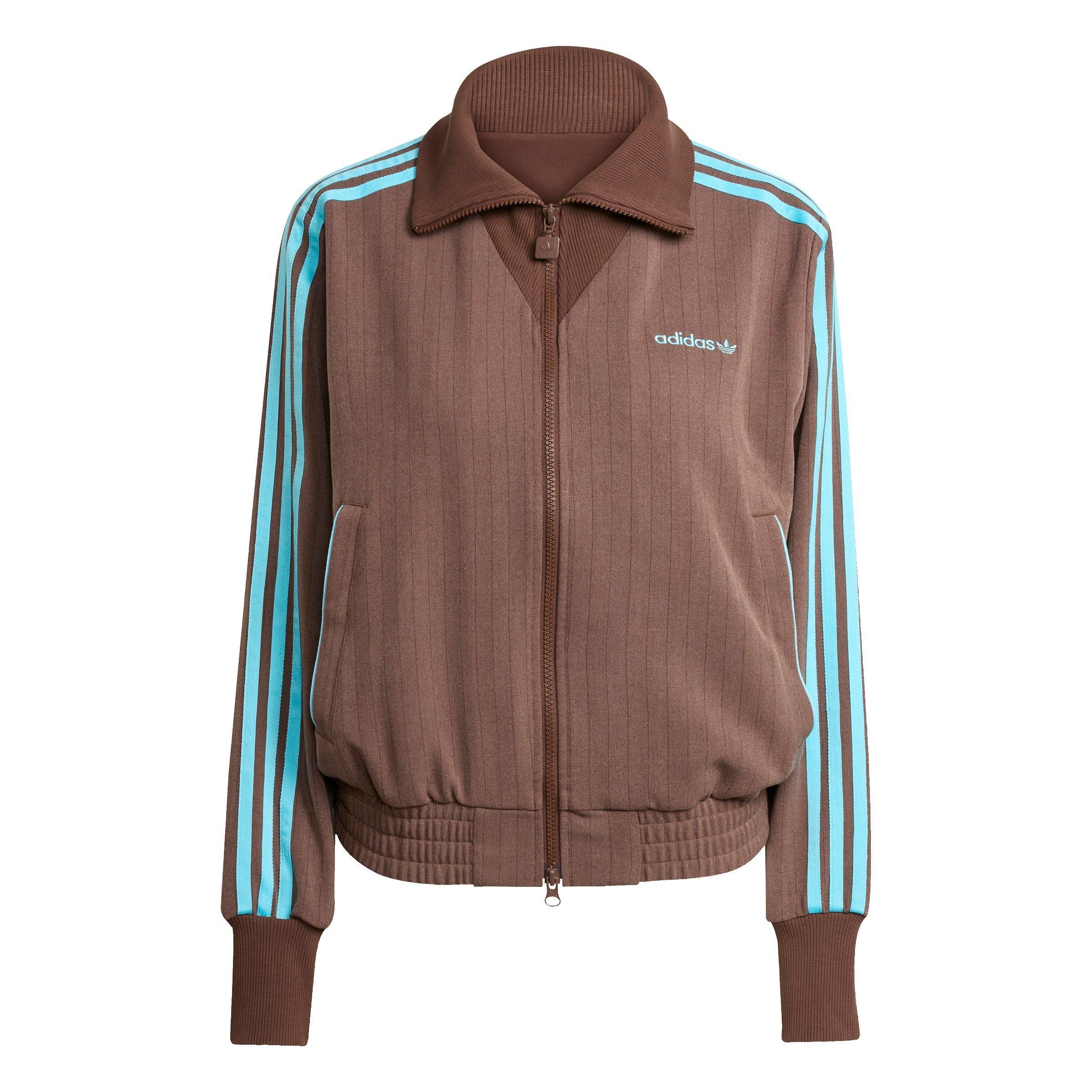 adidas Originals Women's Tailored Track Jacket - BROWN Thumbnail View 6