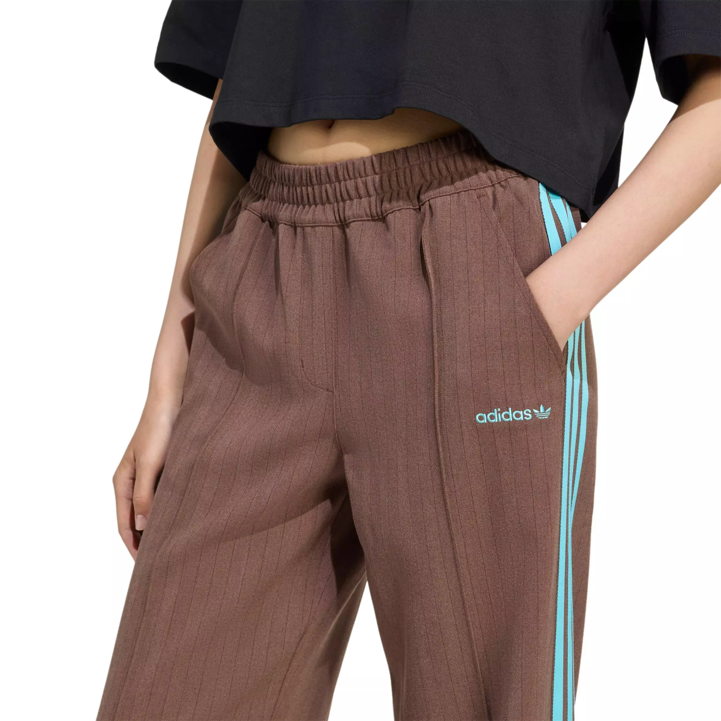 adidas Originals Women's Tailored Pants - BROWN