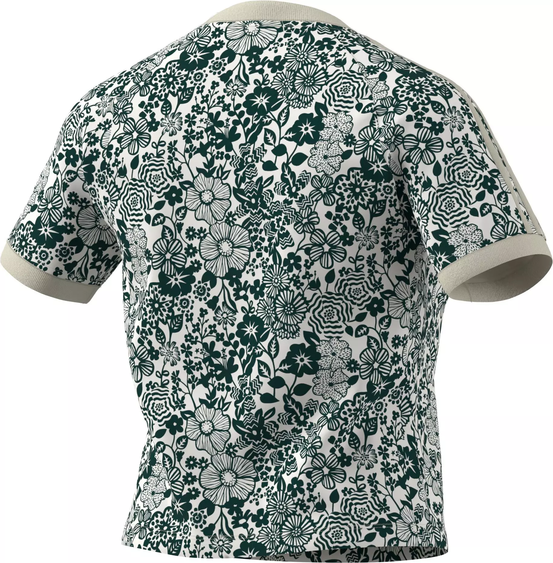 adidas Originals Women's Liberty London AOP Cali Tee - BEIGE